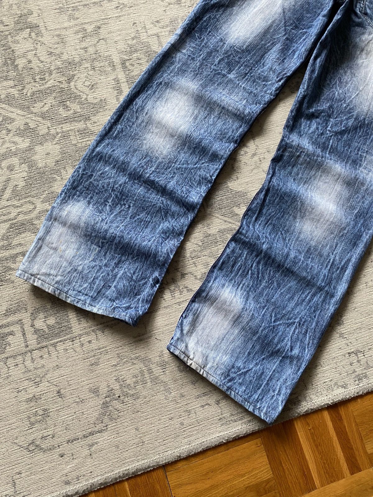 Vintage Wide Baggy Faded Washed Jeans Japanese Hype hysteric