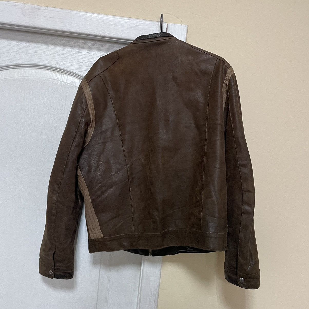 Genuine Leather × Vintage Chevignon Vintage archiv leather biker cropped jacket bomber Size US M / EU 48-50 / 2 - 5 Thumbnail