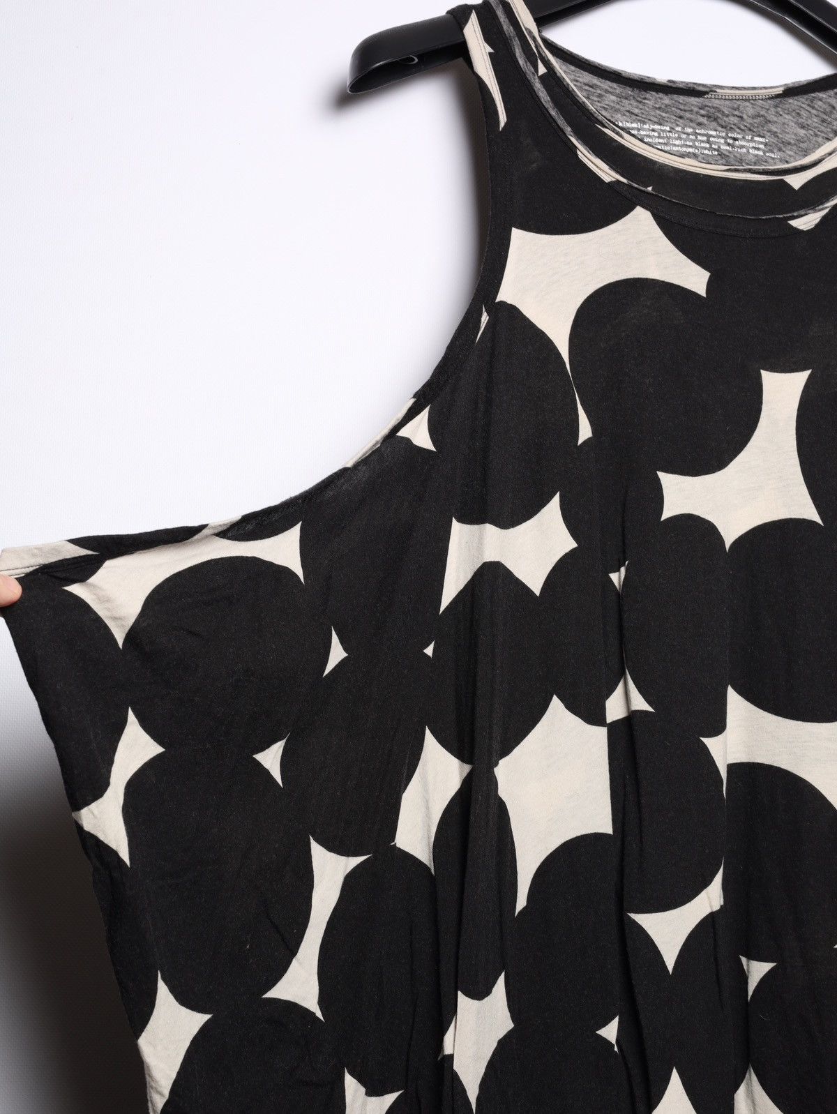 Rundholz Rundholz Black Label Wide Maxi Dress Polka Dot Printed White Size S / US 4 / IT 40 - 16 Thumbnail