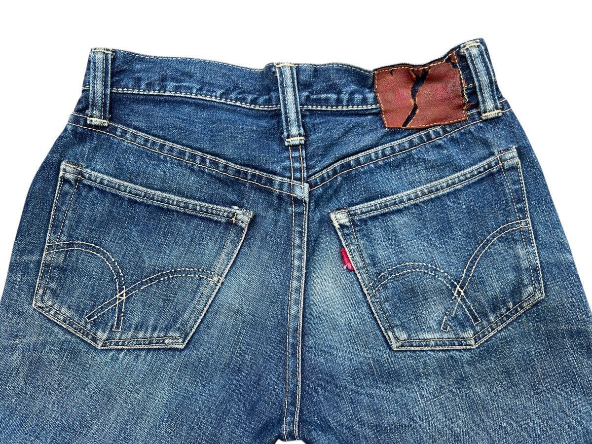 Vintage Full Count Selvedge Distressed Denim Jeans 25x29