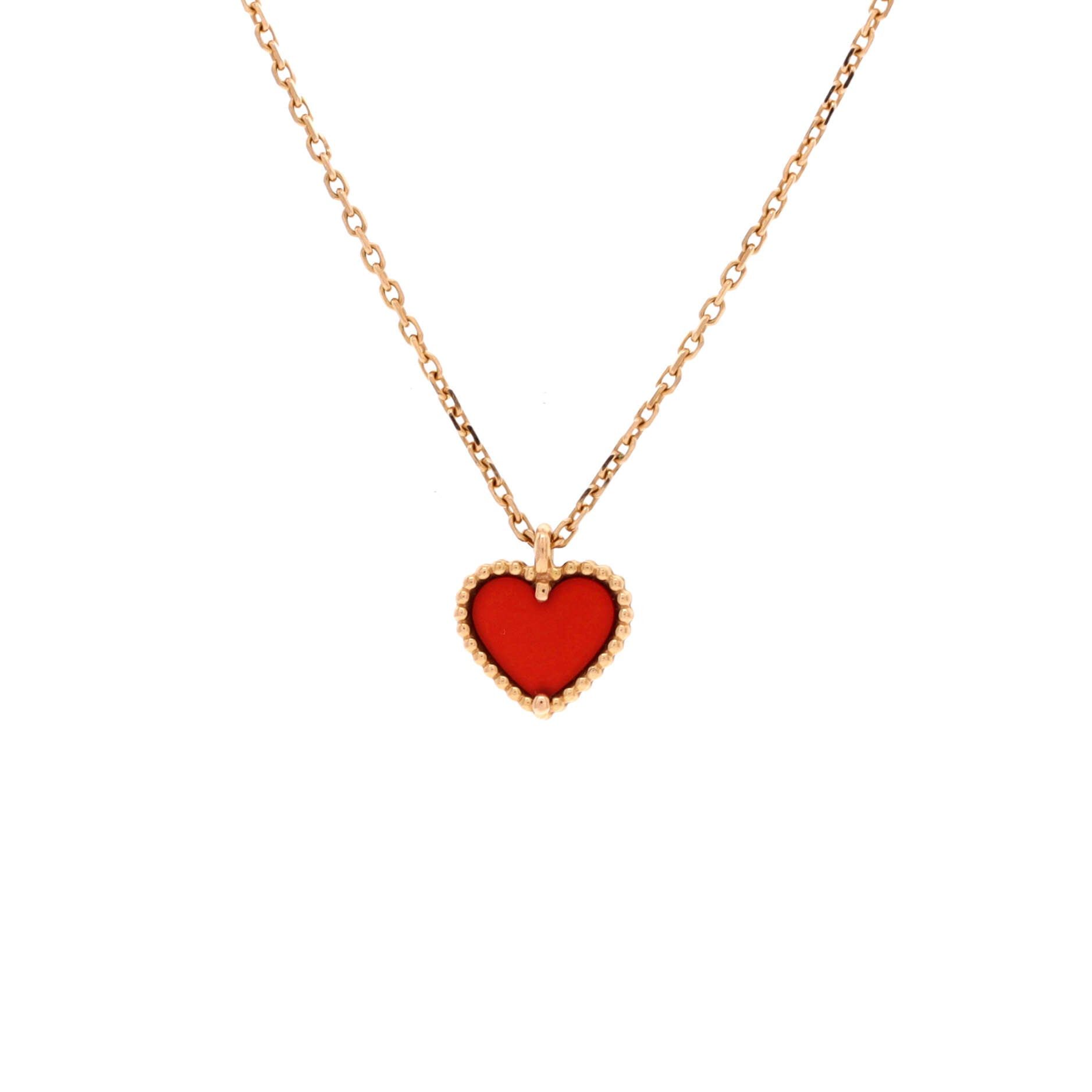 Van Cleef & Arpels Sweet Alhambra Heart Pendant Necklace Size ONE SIZE - 1 Thumbnail