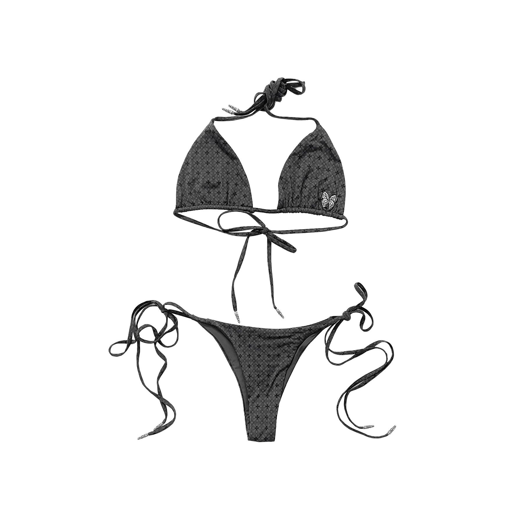 Chrome Hearts Chrome Hearts Dipped in Blue Black Bikini Set Size S / US 4 / IT 40 - 1 Thumbnail
