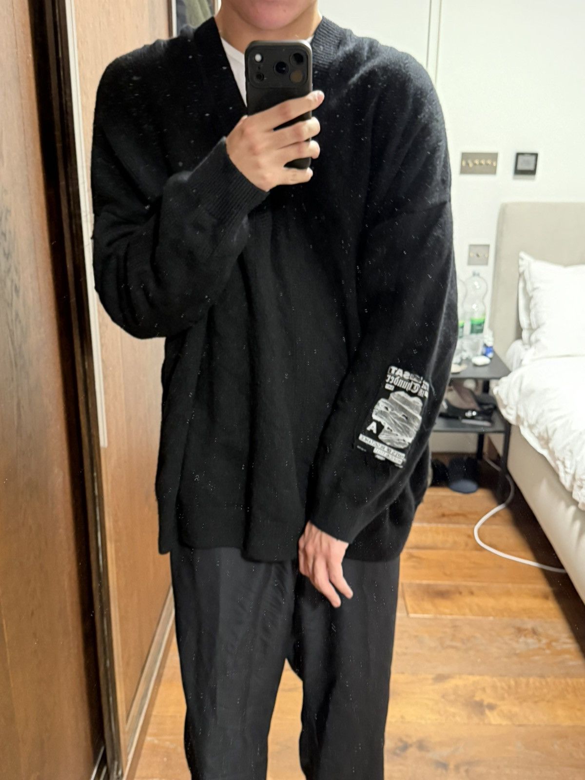 Fred Perry × Raf Simons RARE Raf Simons X Fred Perry Oversized Cardigan Size US M / EU 48-50 / 2 - 3 Thumbnail