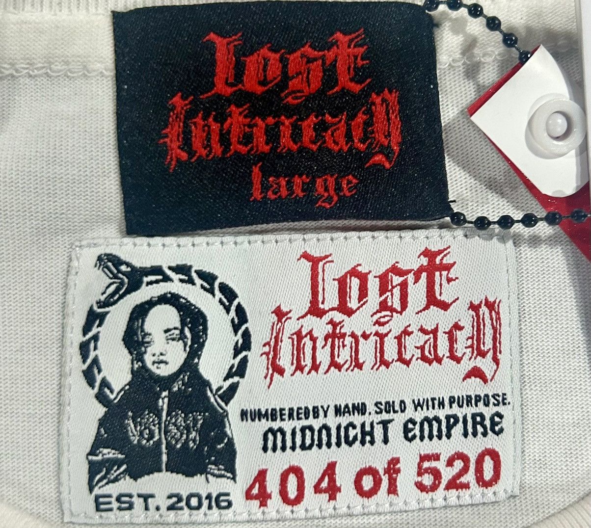 LOST INTRICACY Lost Intricacy "Retro Riot" Long Sleeve T-Shirt size “Lg” Size US L / EU 52-54 / 3 - 9 Thumbnail