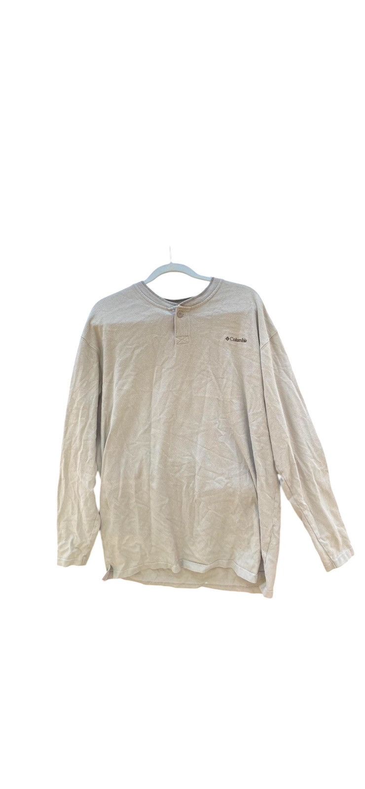 Columbia Y2K Columbia Men's Tan Long Sleeve Henley Size US XL / EU 56 / 4 - 3 Thumbnail
