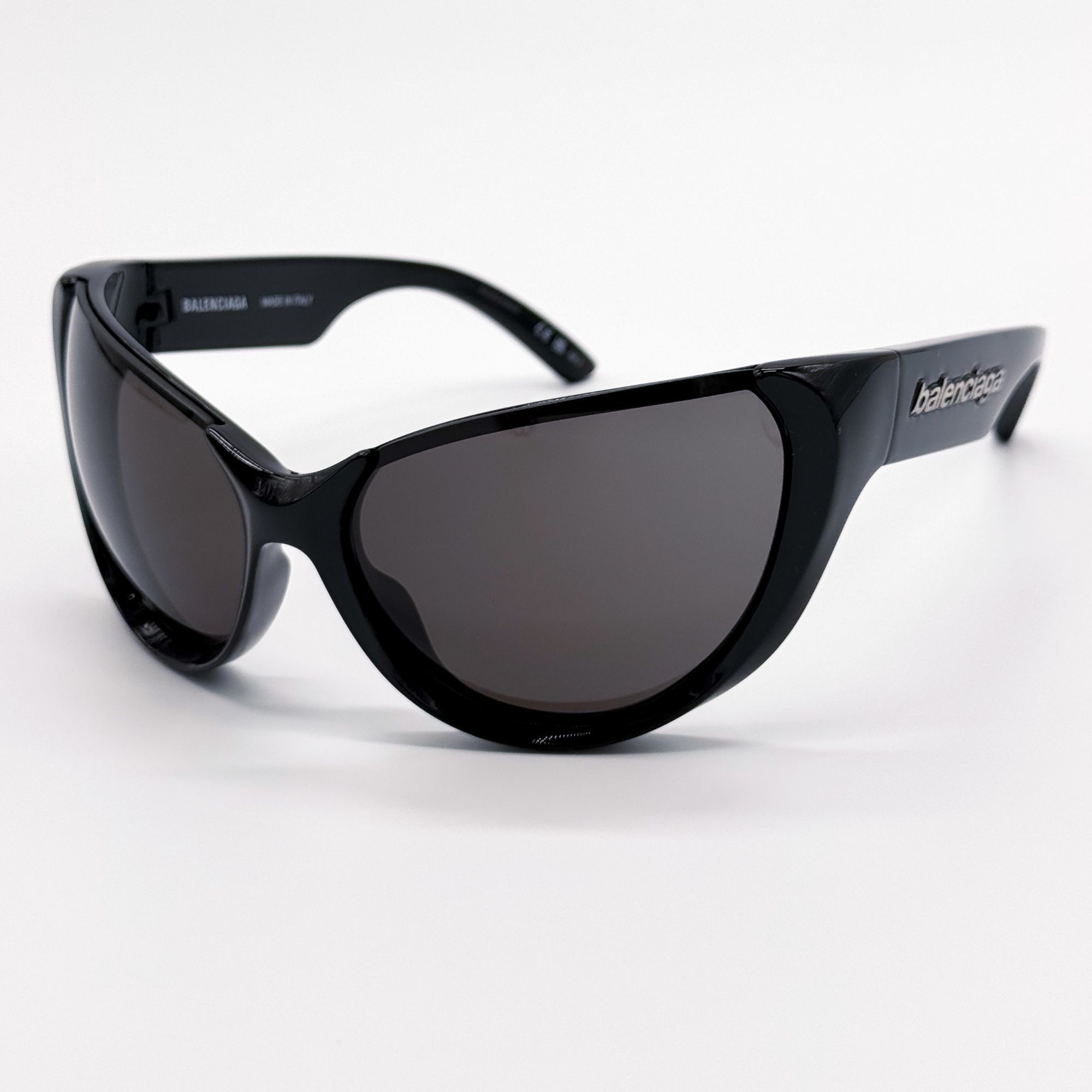 Balenciaga NEW BALENCIAGA BB0201S 001 SUNGLASSES BLACK OVERSIZED WOMEN Size ONE SIZE - 3 Thumbnail