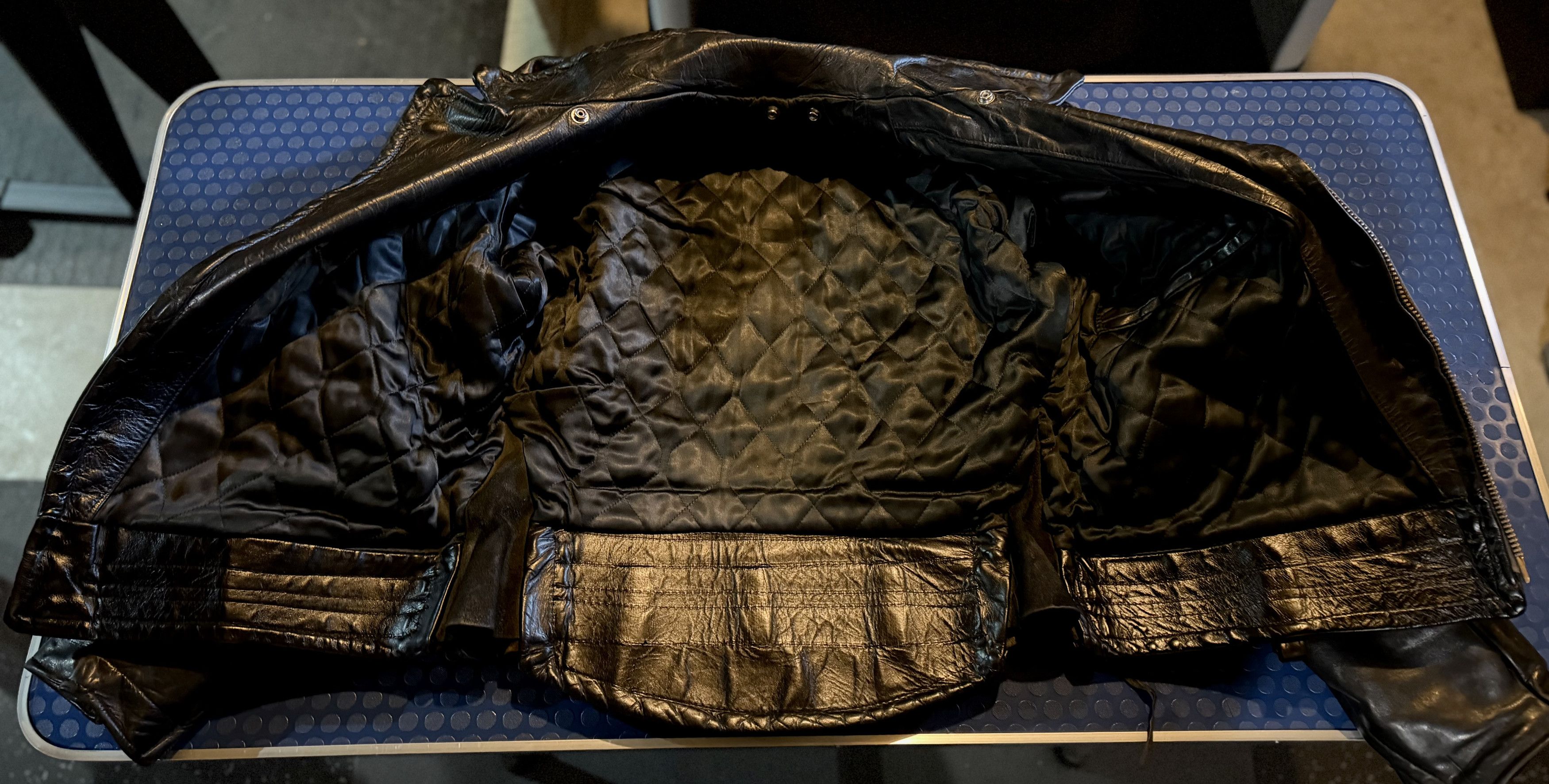 Other VINTAGE 50s-60s CAL LEATHER Horsehide CHP Large Size US XL / EU 56 / 4 - 5 Thumbnail