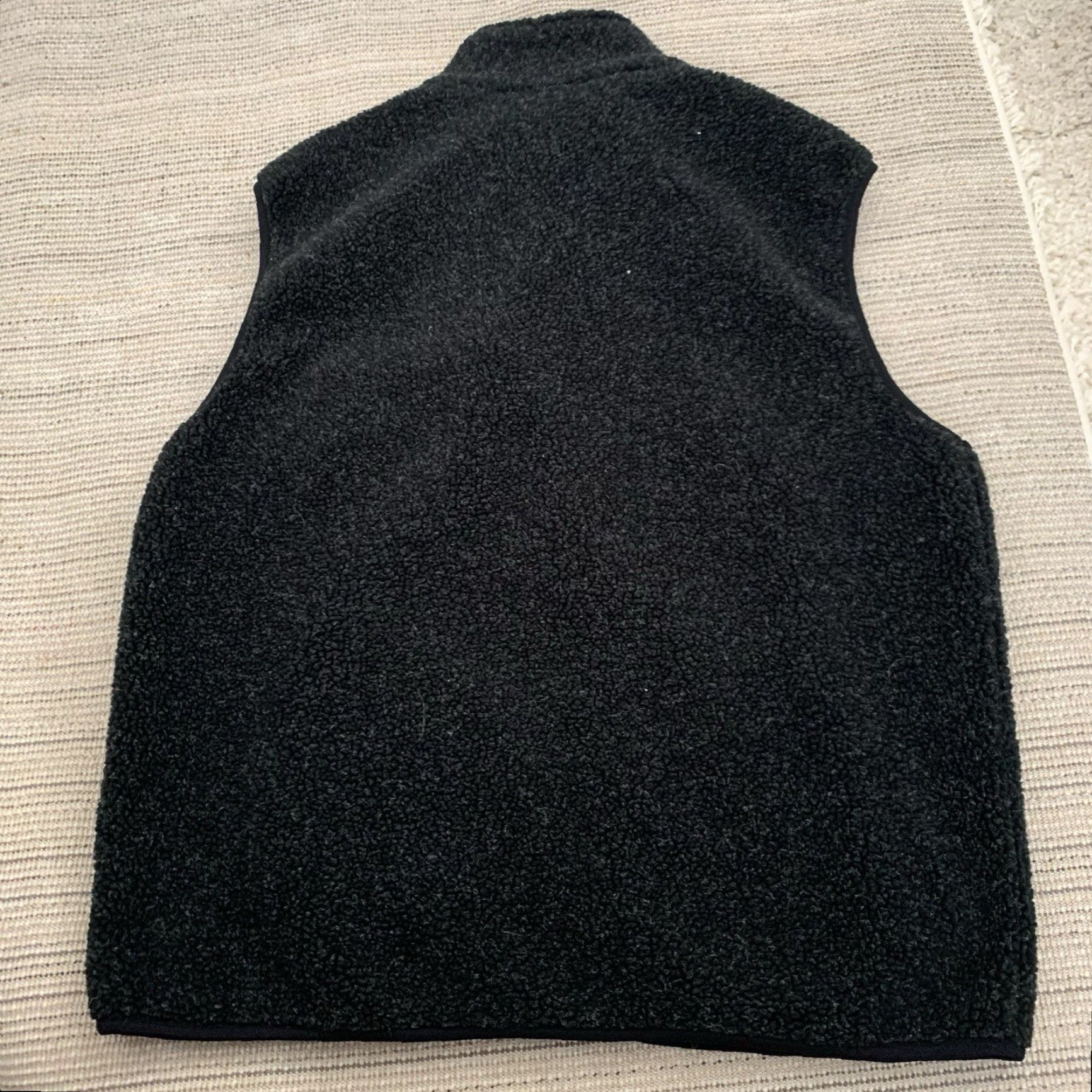 Vintage Fieldmaster Mens Vest 3XL Black Gray Faux Sherpa Full Zip Pockets Size US XXL / EU 58 / 5 - 4 Thumbnail