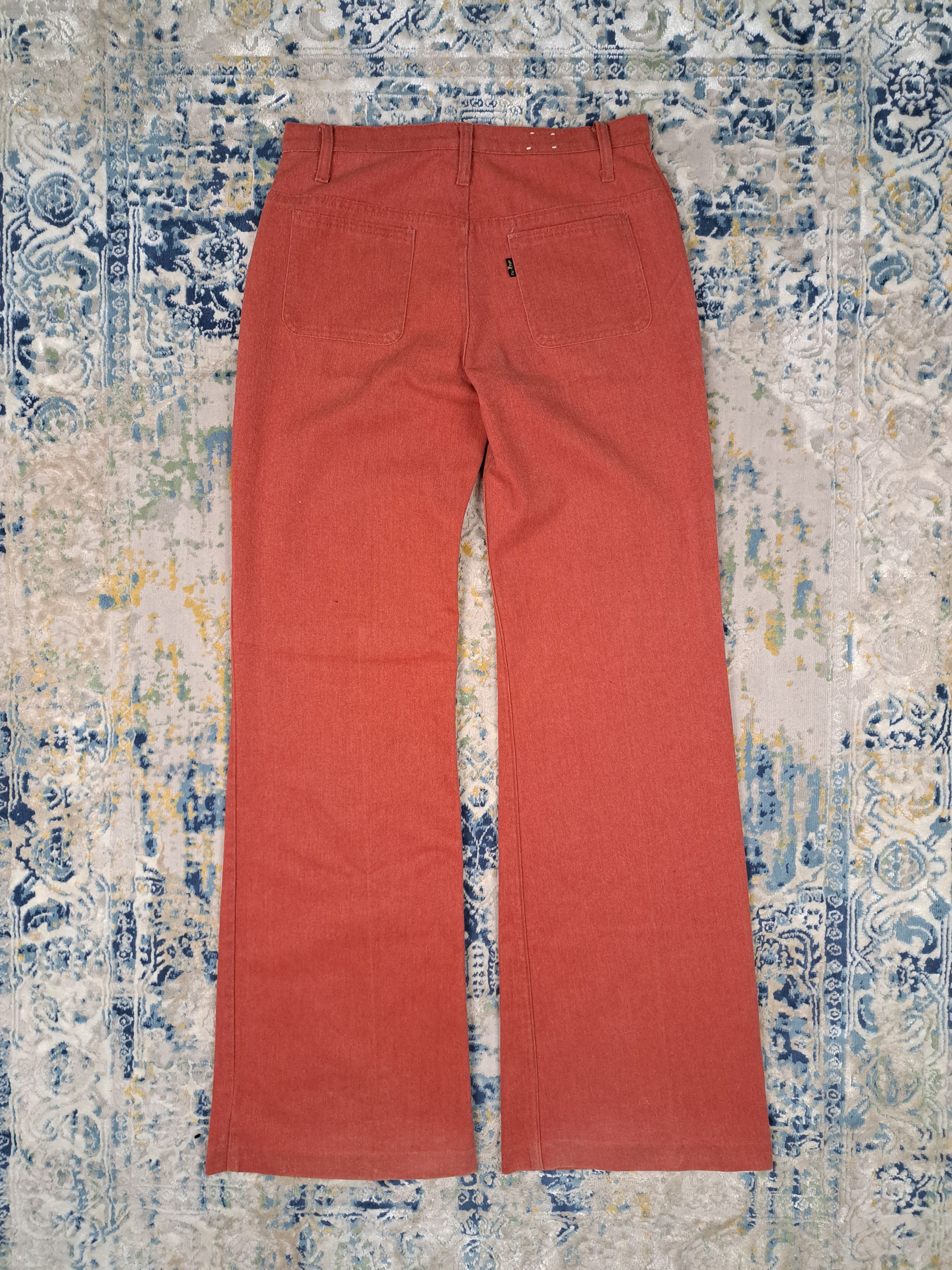 Levi's Vintage 60s Miss Levis Big E Bell Bottom Front Pockets Pants Size 28" / US 6 / IT 42 - 1 Thumbnail