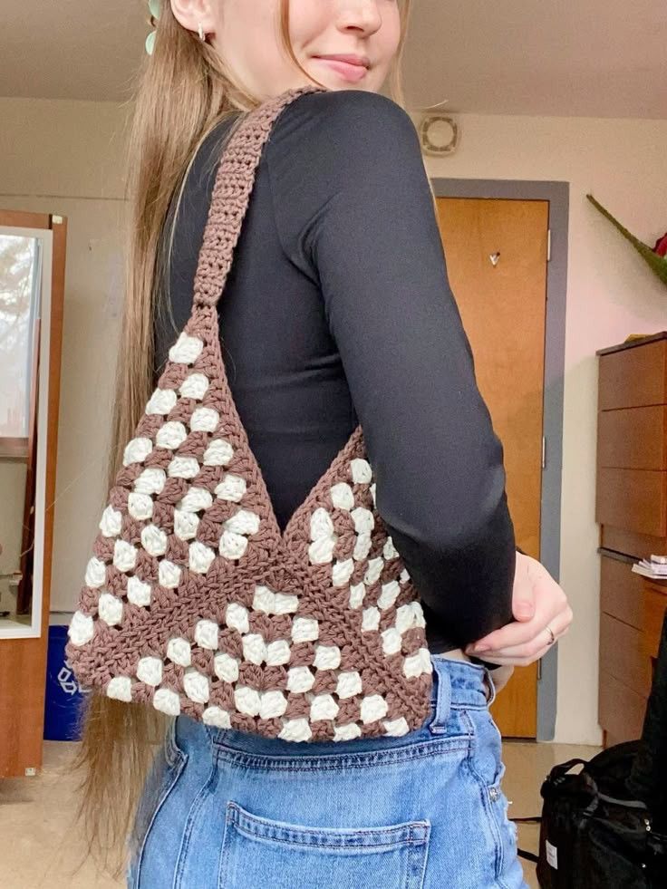 Other Granny Square Shoulder Bag Size ONE SIZE - 5 Thumbnail