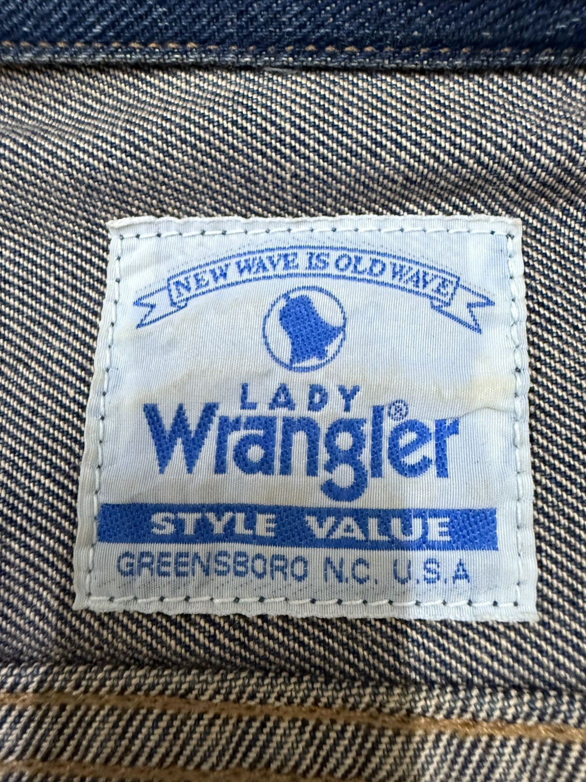 Vintage × Wrangler Vintage 90s Wrangler Blue Bell Denim Jacket Size S / US 4 / IT 40 - 7 Thumbnail