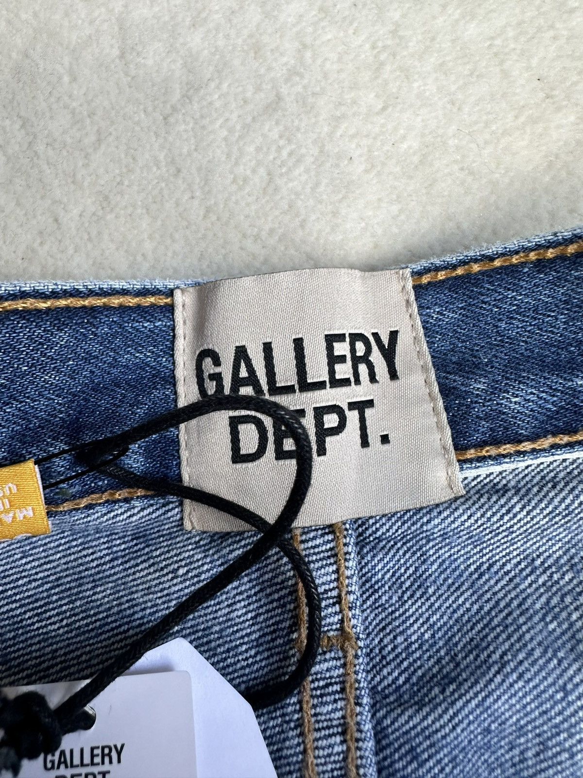 Gallery Dept. $535 Gallery Dept straight leg distressed jeans 30 x 32 Size US 30 / EU 46 - 20 Thumbnail