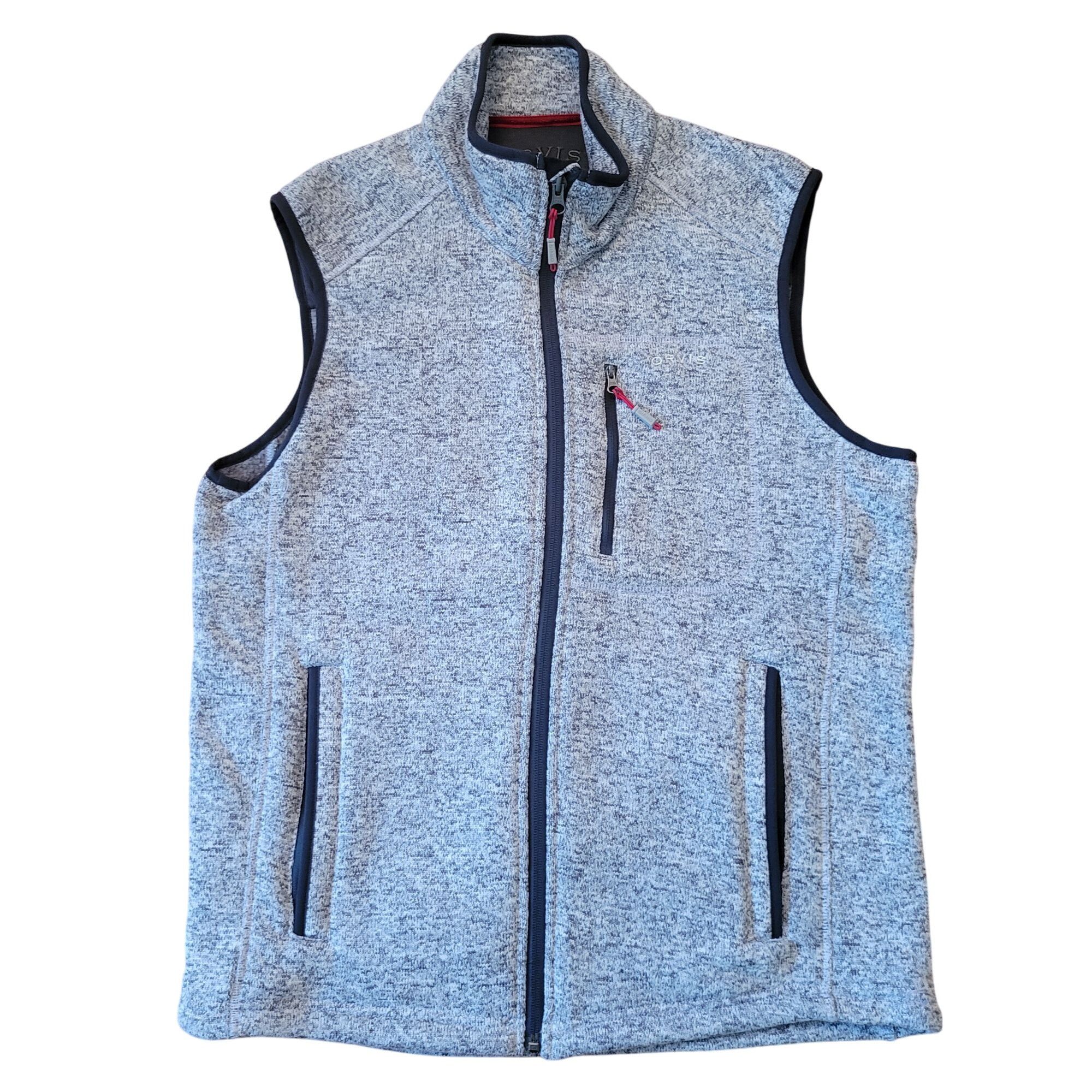 Orvis Orvis Heather Gray Full Zip Fleece Vest Zippered Pockets TRO Size US M / EU 48-50 / 2 - 1 Thumbnail