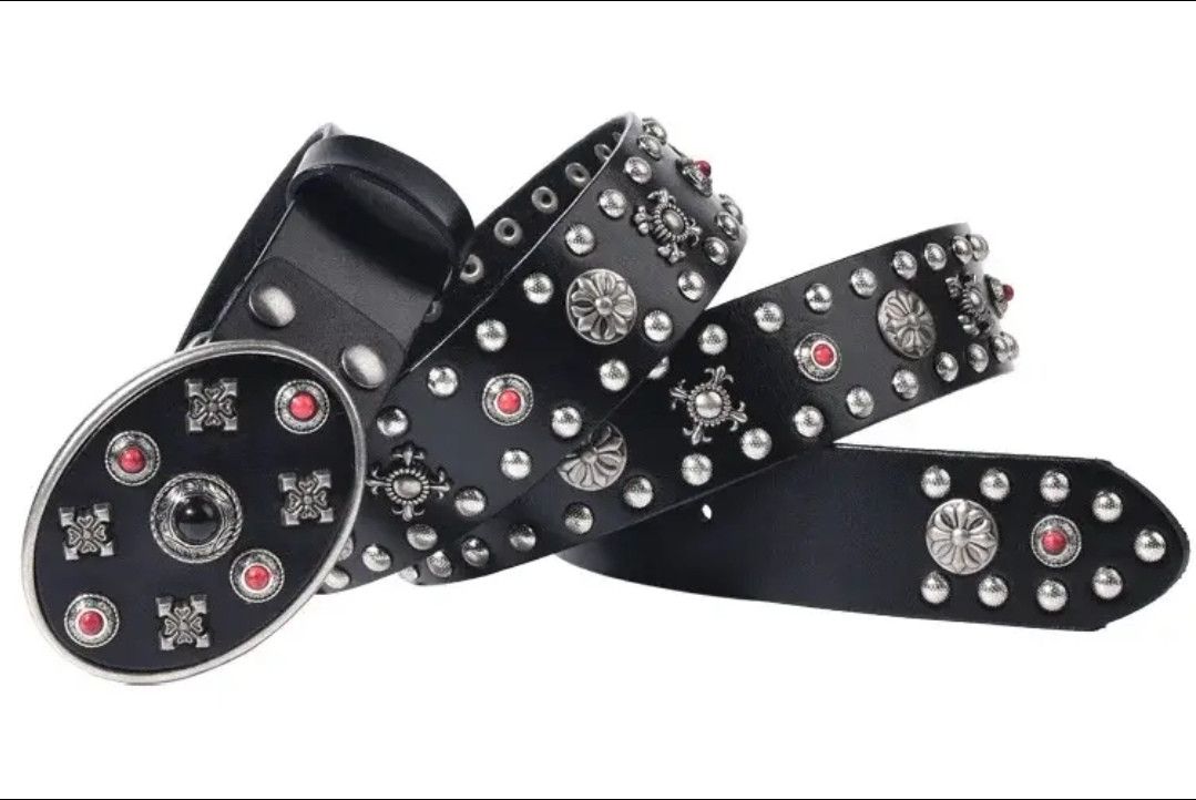 Japanese Brand × Leather Scorpion Studded Leather Belt Size ONE SIZE - 1 Thumbnail