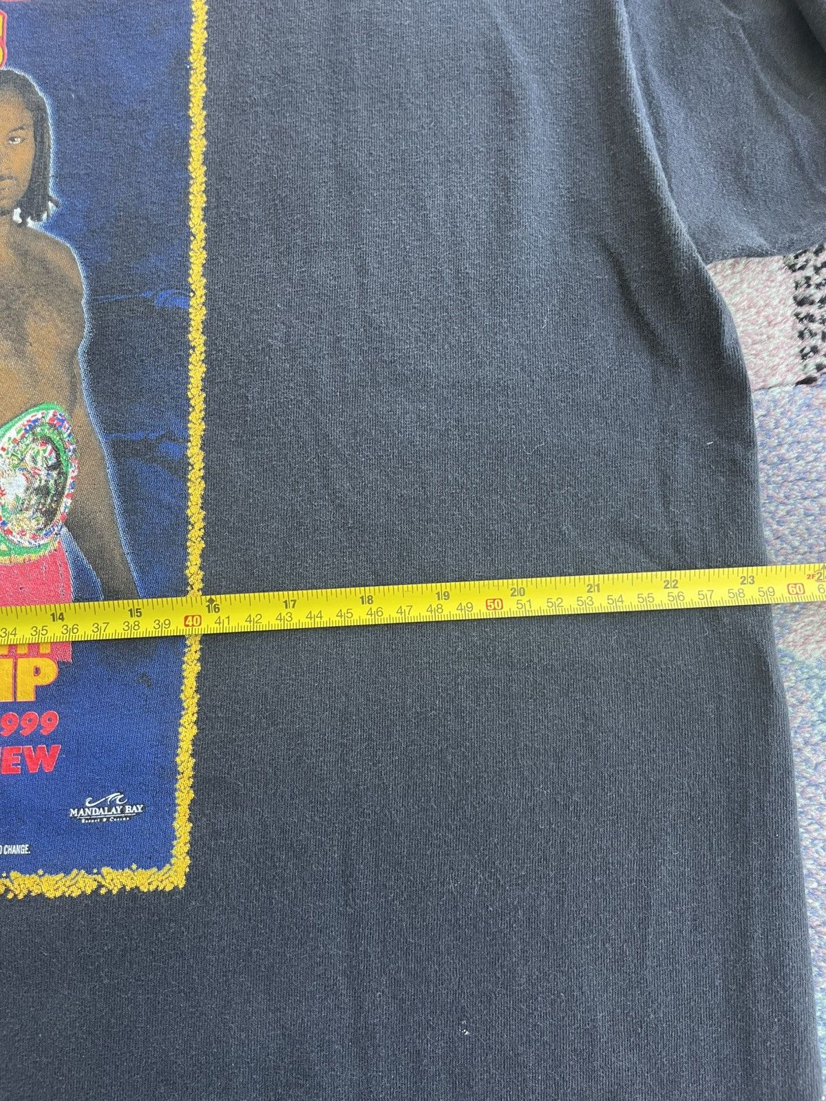 Other 1999 Holyfield vs Lewis Bowing Tee Size US L / EU 52-54 / 3 - 5 Thumbnail