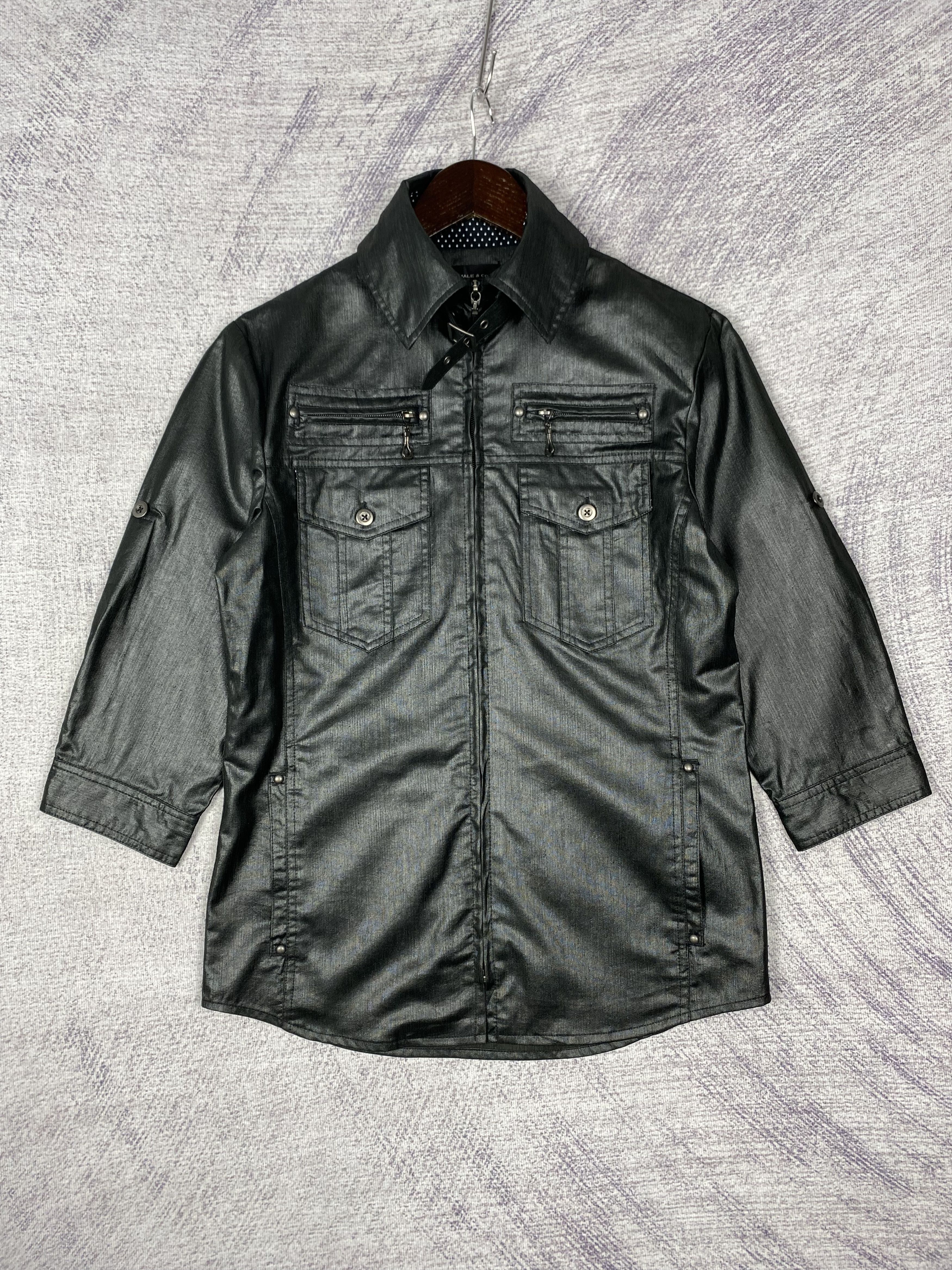 Japanese Brand Vintage Male & Co. Japanese Brand Faux Leather Long Jacket Size US M / EU 48-50 / 2 - 1 Thumbnail