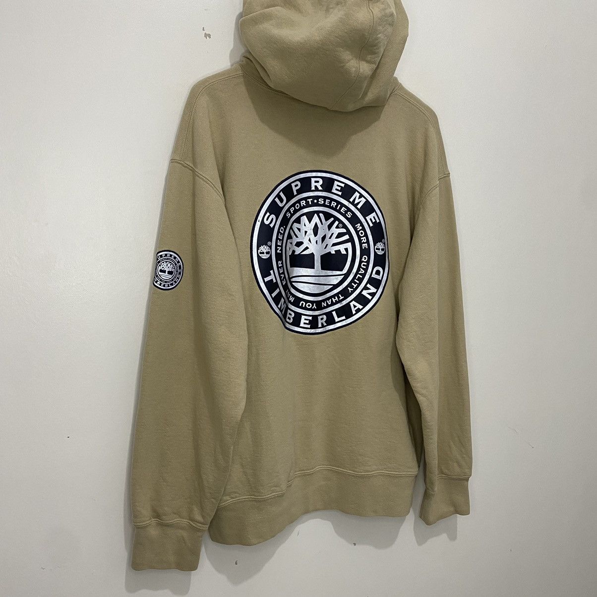 Supreme × Timberland Supreme Timberland FW21 Taupe Hoodie Size US M / EU 48-50 / 2 - 5 Thumbnail