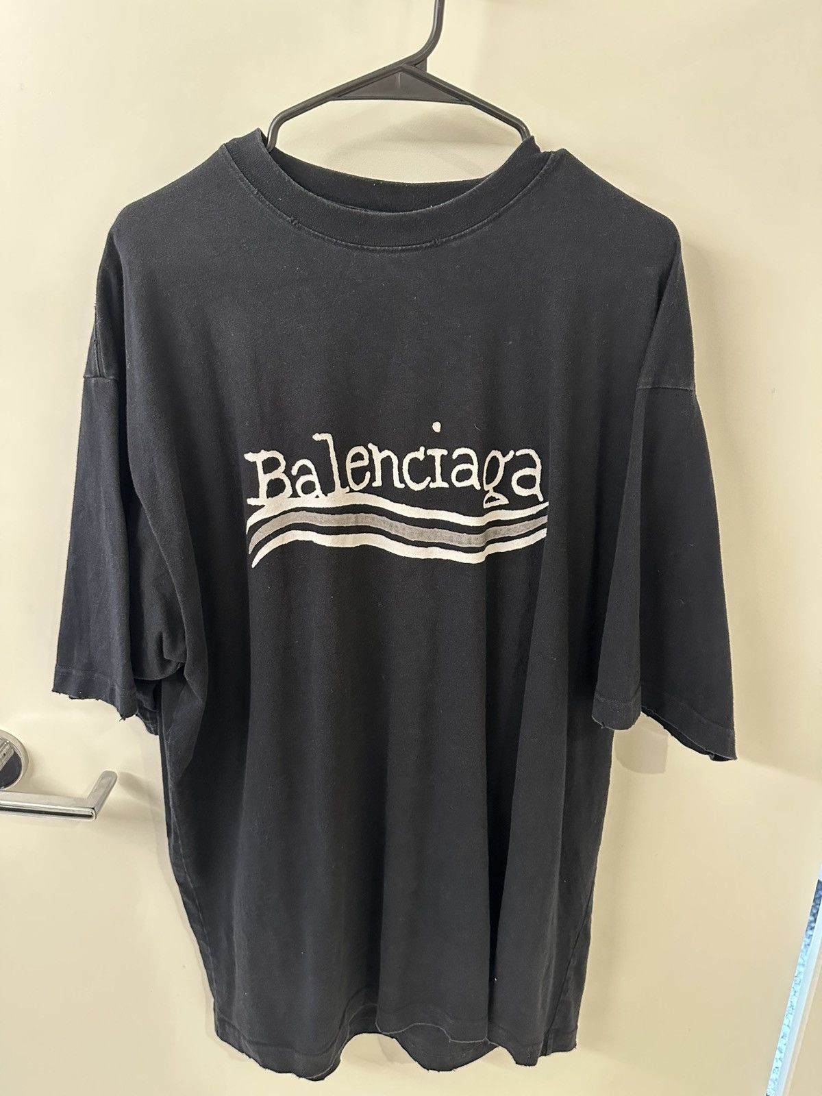 Balenciaga Campaign Paint Smudge Tee