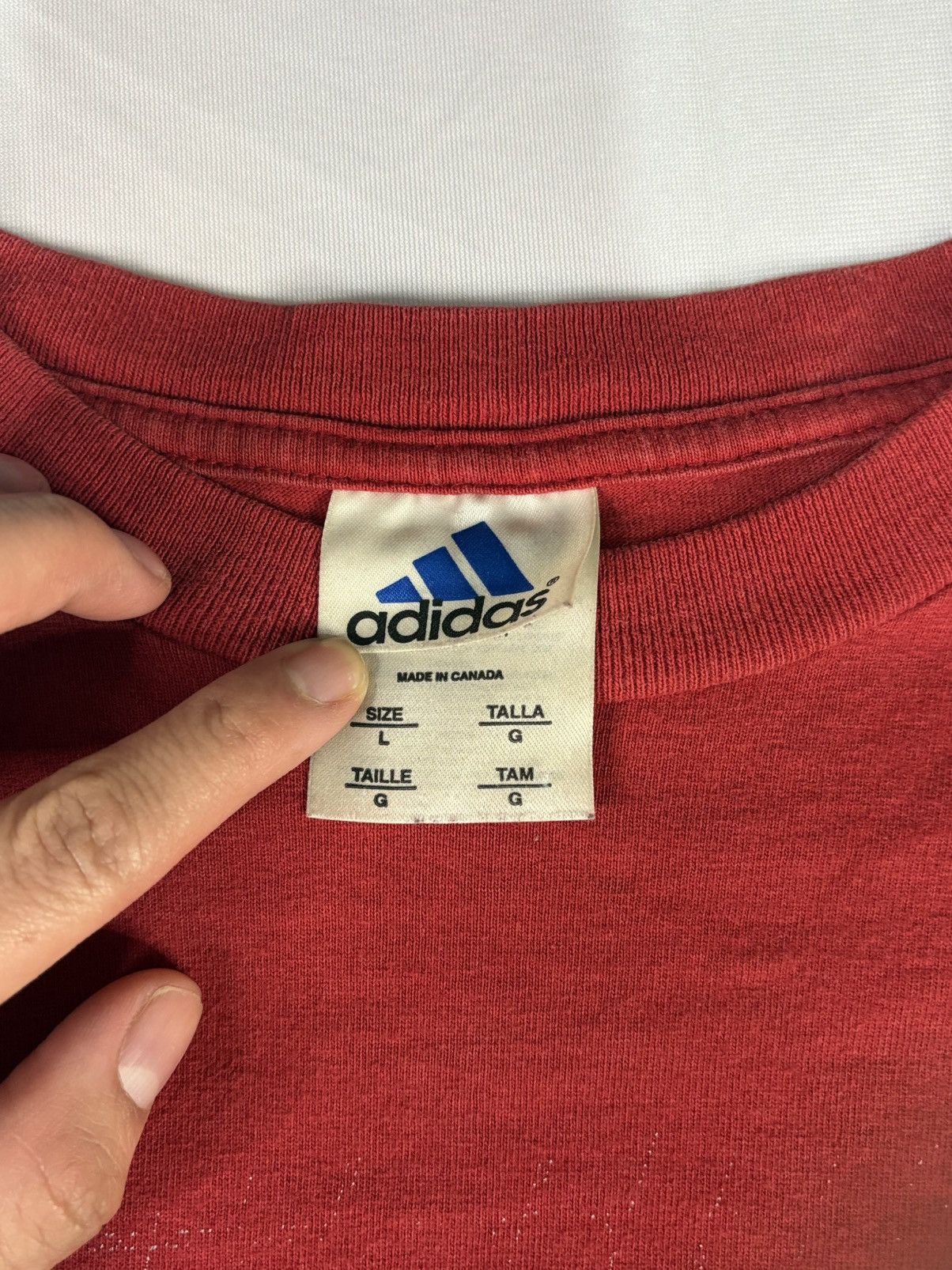 Adidas Vintage Adidas Long Sleeve Tee | $20 Size US L / EU 52-54 / 3 - 5 Thumbnail