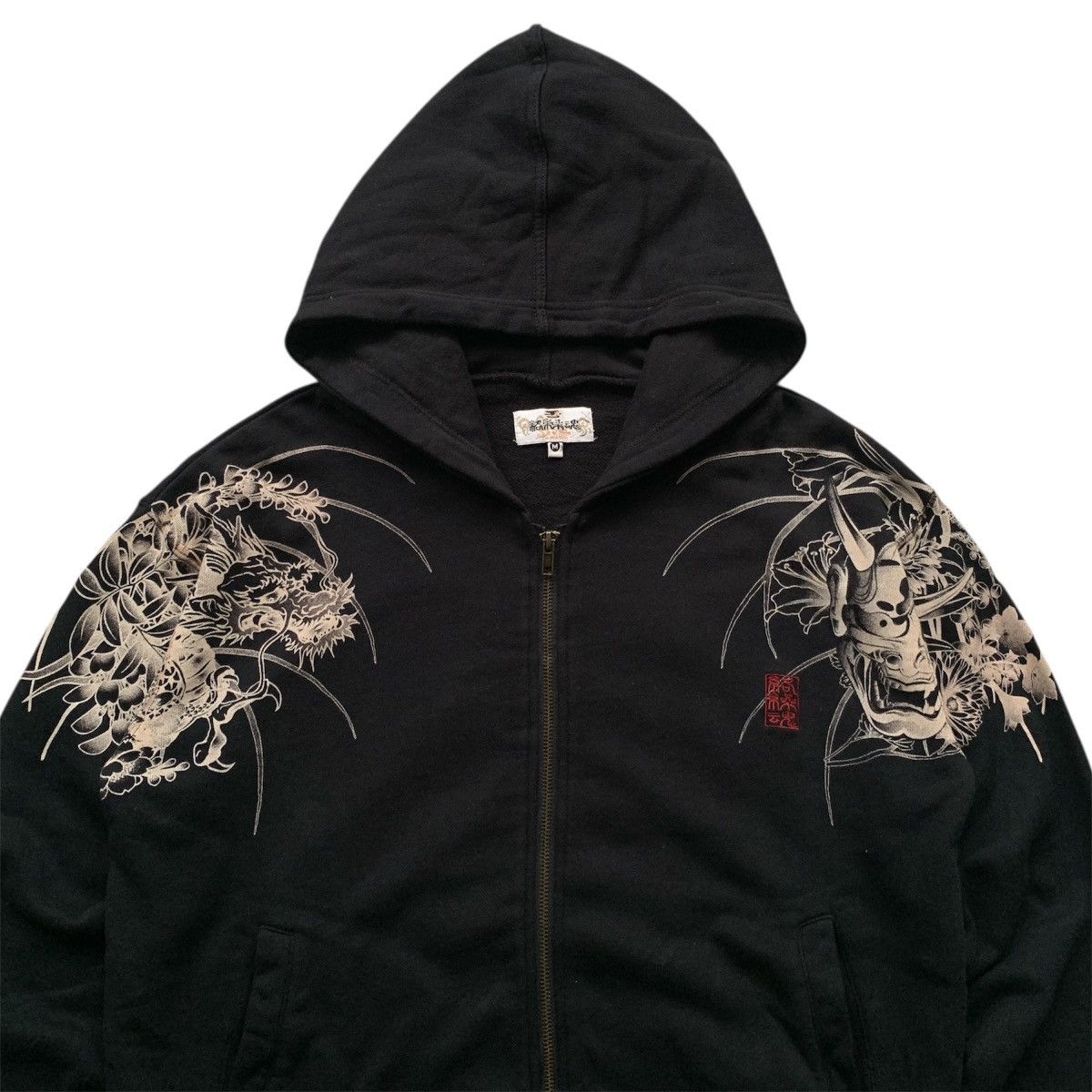 Karakuri Tamashii Karakuri Tamashii Sukajan Devil Dragon Embroidery Zip Hoodie Size US M / EU 48-50 / 2 - 2 Thumbnail