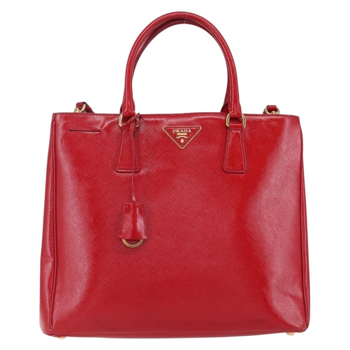 Prada Prada Lux Open Tote Vernice Saffiano Leather Size ONE SIZE - 1 Thumbnail