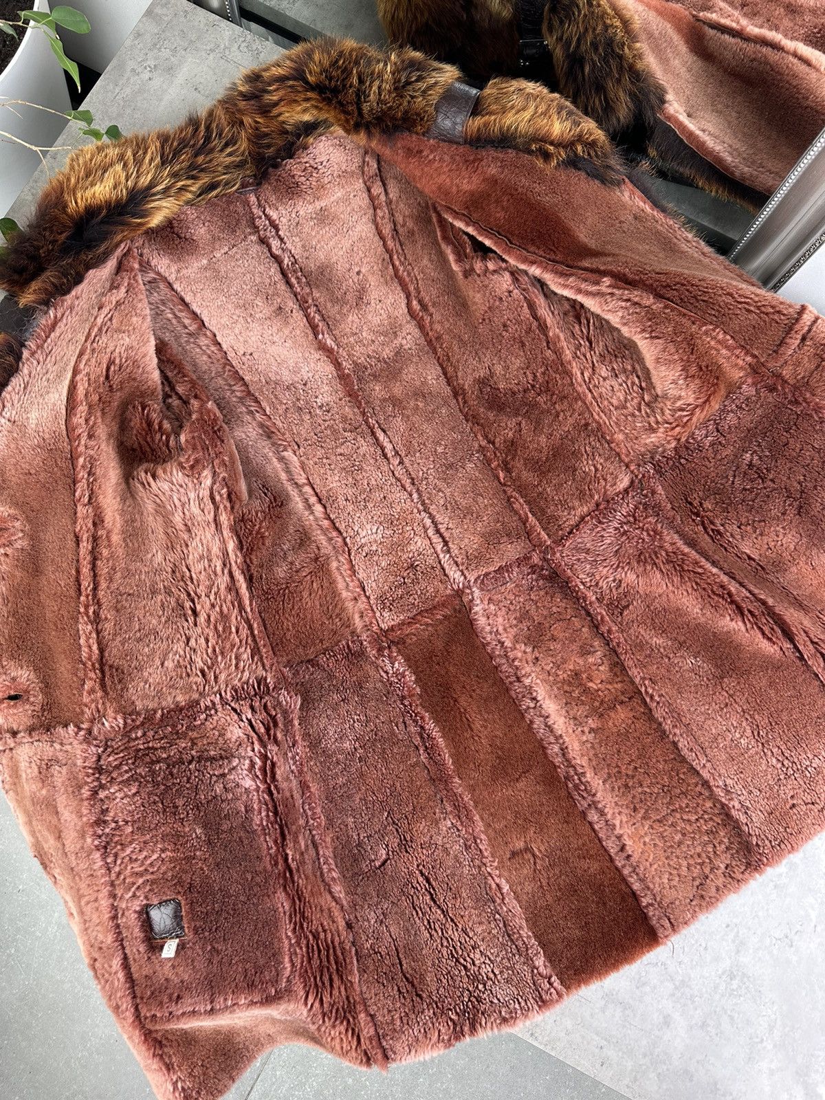 Japanese Brand Vintage Sheepskin Coat Size S / US 4 / IT 40 - 6 Thumbnail