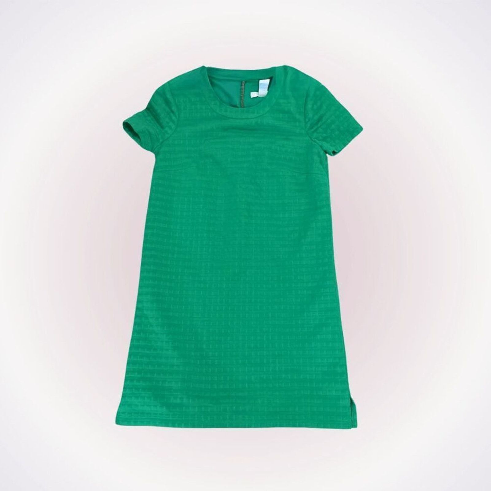 Other London Times Petite Green Checkered Shift Dress | Sz 4P Size S / US 4 / IT 40 - 1 Thumbnail