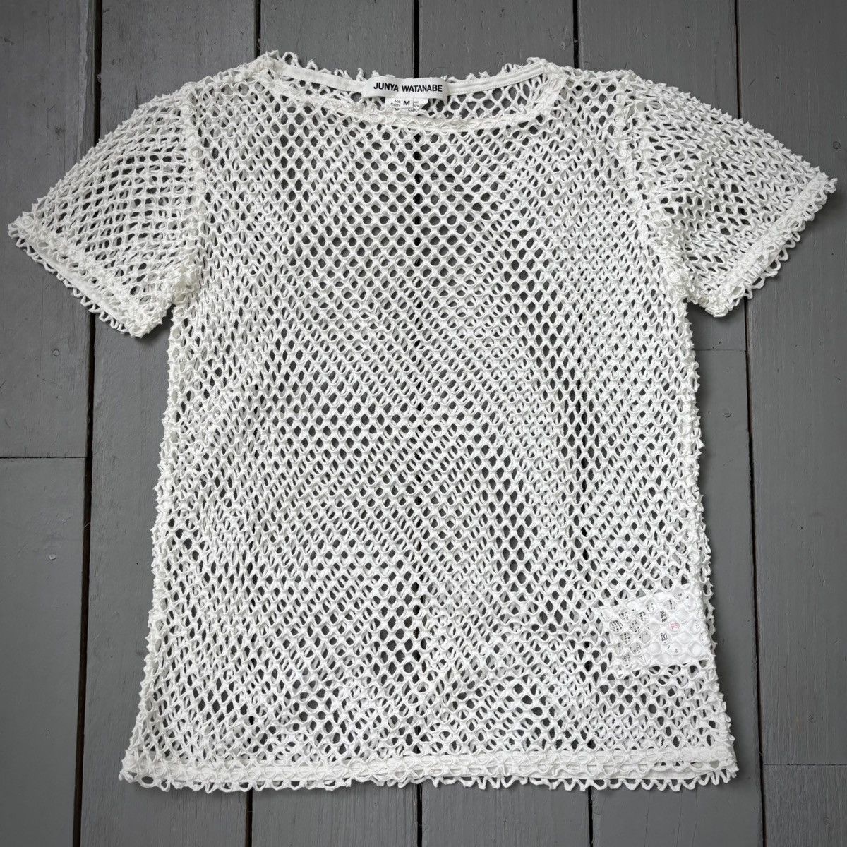 Junya Watanabe SS22 Mesh Cutout Tee Size US M / EU 48-50 / 2 - 1 Thumbnail