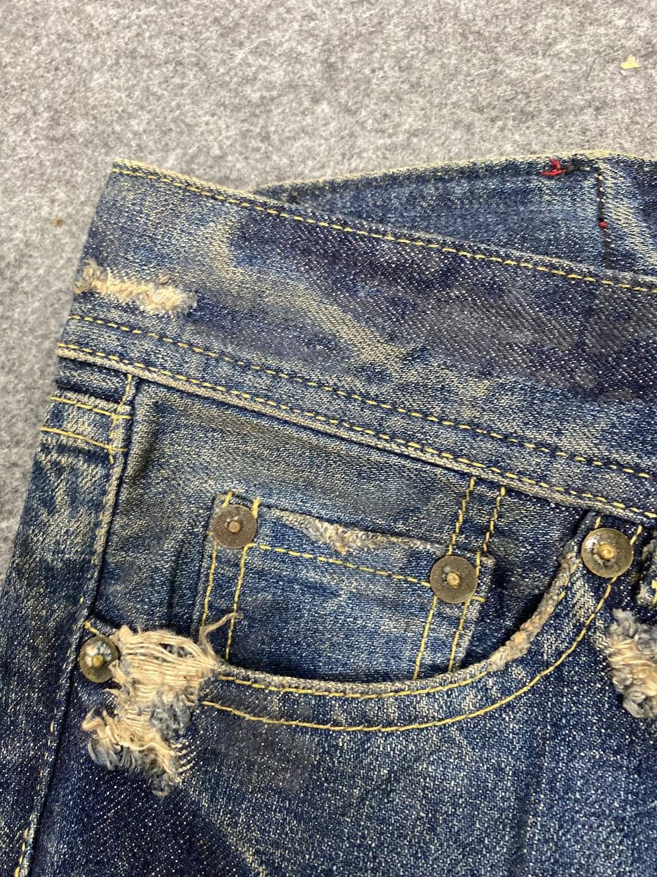 Japanese Brand vintage rodeo crown japanese brands distressed denim Size 31" - 11 Thumbnail