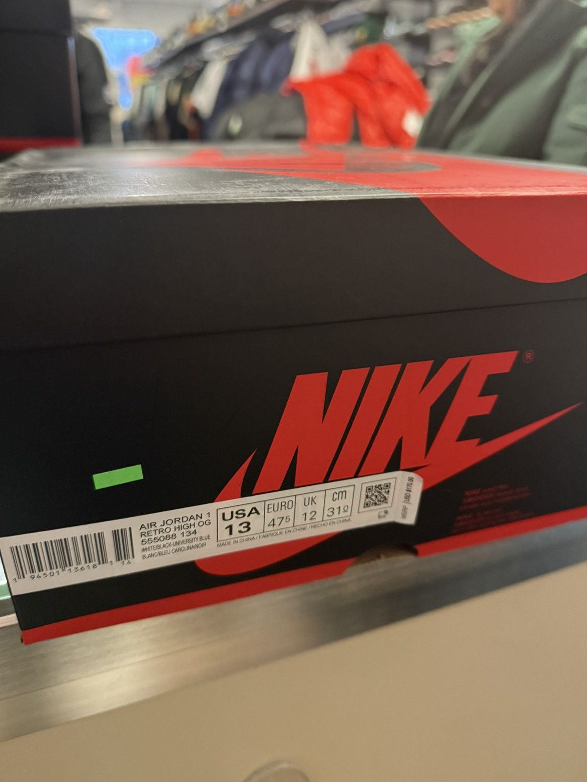 Jordan Brand Jordan 1 University blue Size US 13 / EU 46 - 9 Thumbnail