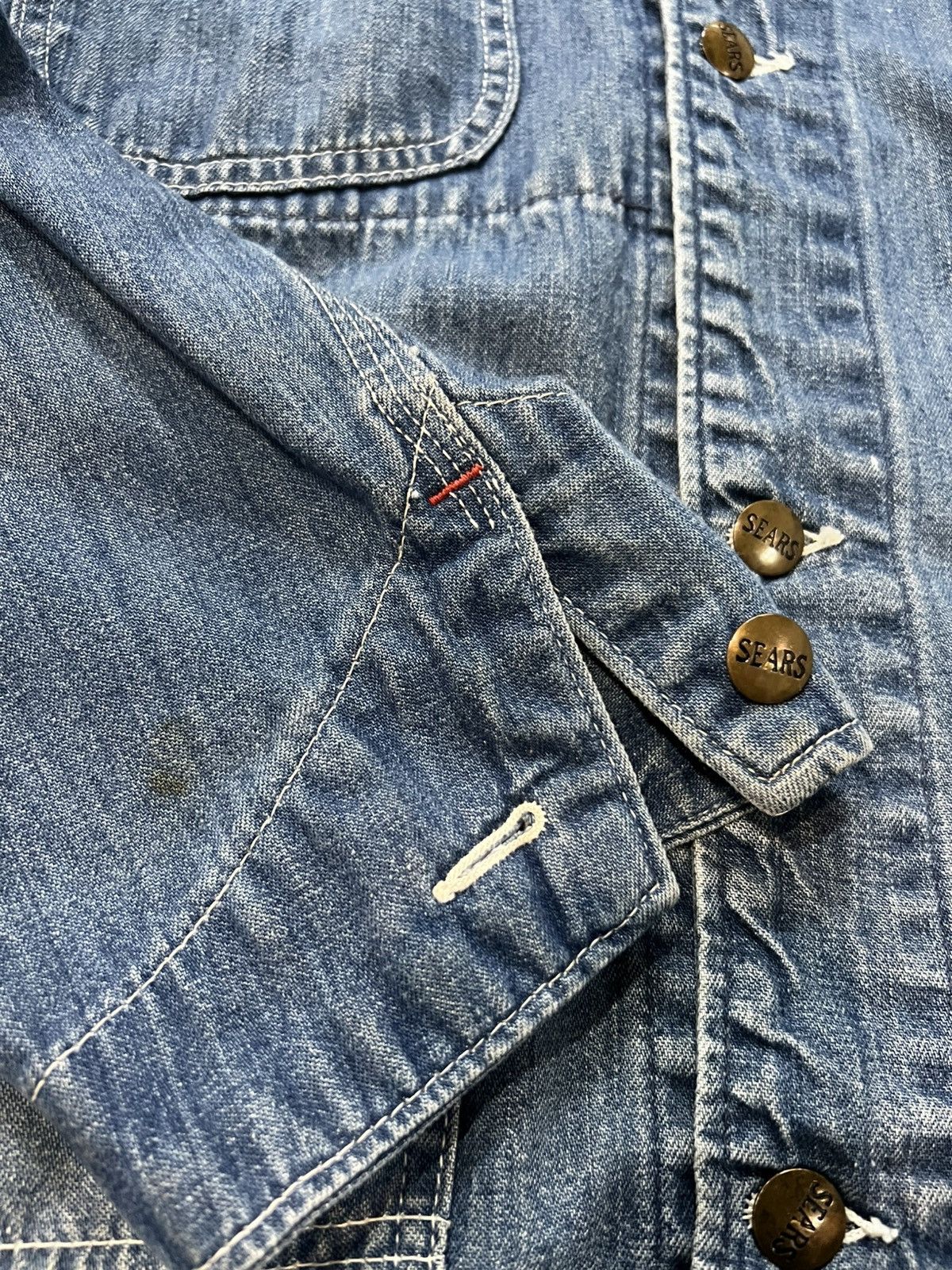Sears Vintage Sears Work’n Leisure Denim Chore Jacket Size US M / EU 48-50 / 2 - 9 Thumbnail