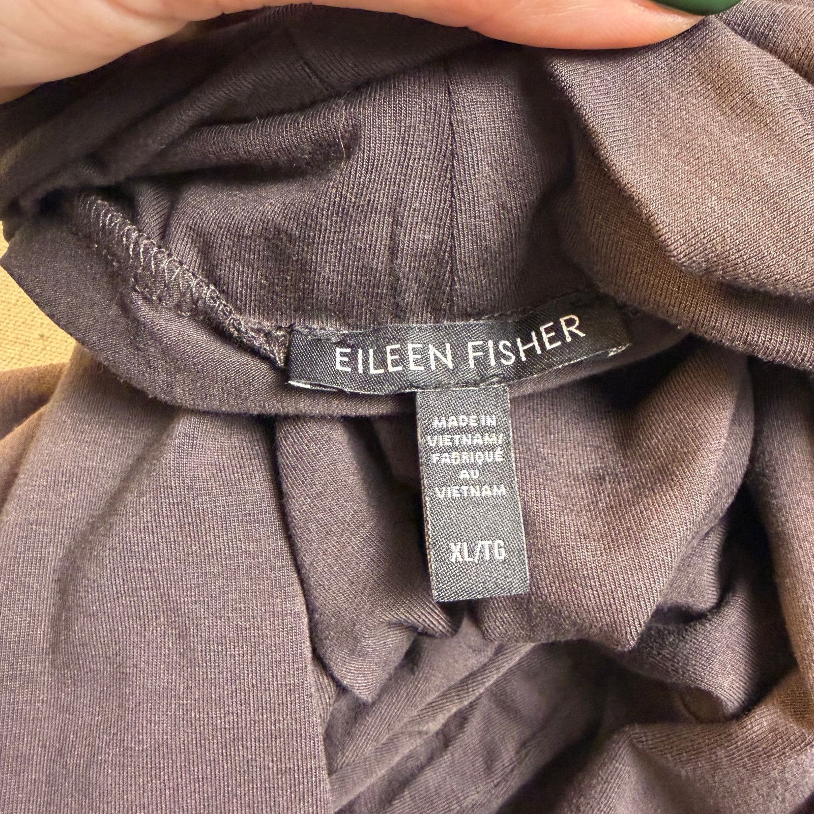 Eileen Fisher Eileen Fisher Jersey Knit Dress Dark Gray Stretch Basic XL Size XL / US 12-14 / IT 48-50 - 4 Thumbnail