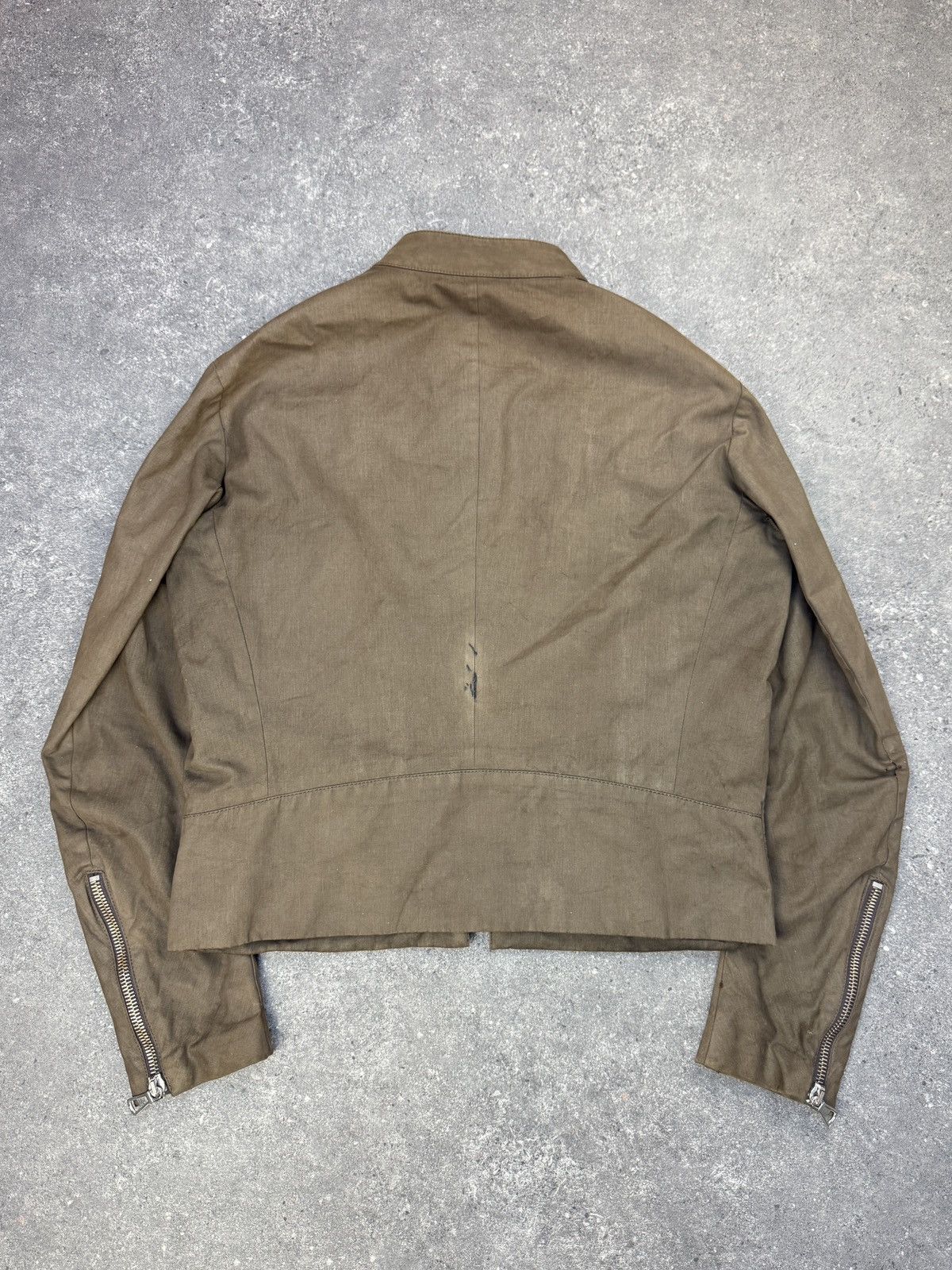 Maison Margiela Maison Martin Margiela SS03 5 Zips Waxed Coton Biker Jacket Size US L / EU 52-54 / 3 - 4 Thumbnail