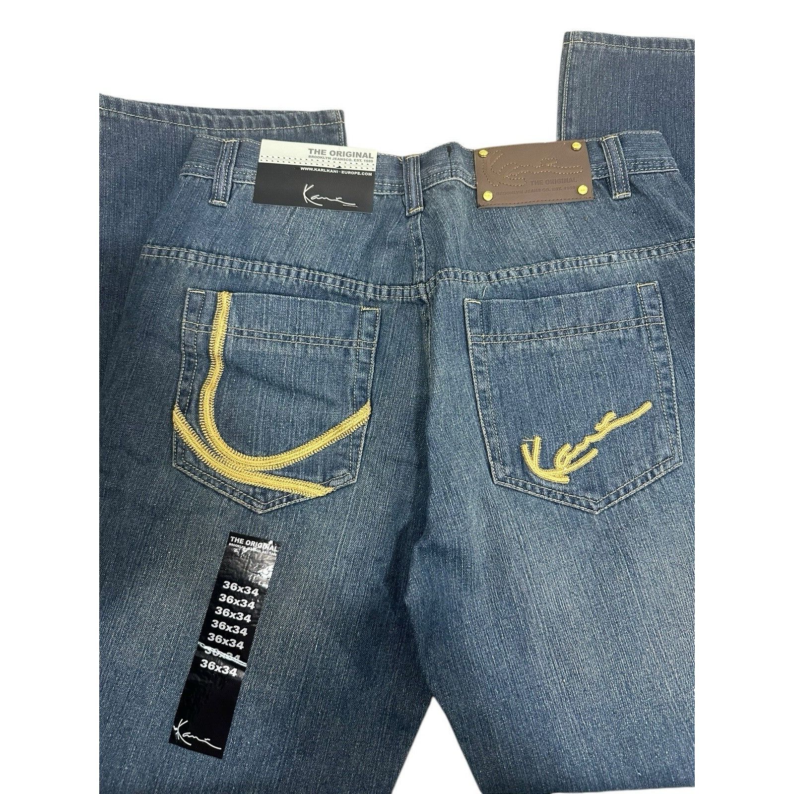 Karl Kani Vintage Karl Kani Jeans 36x34 Denim Hip Hop Baggy Y2K 90’s 2 Size US 36 / EU 52 - 4 Thumbnail