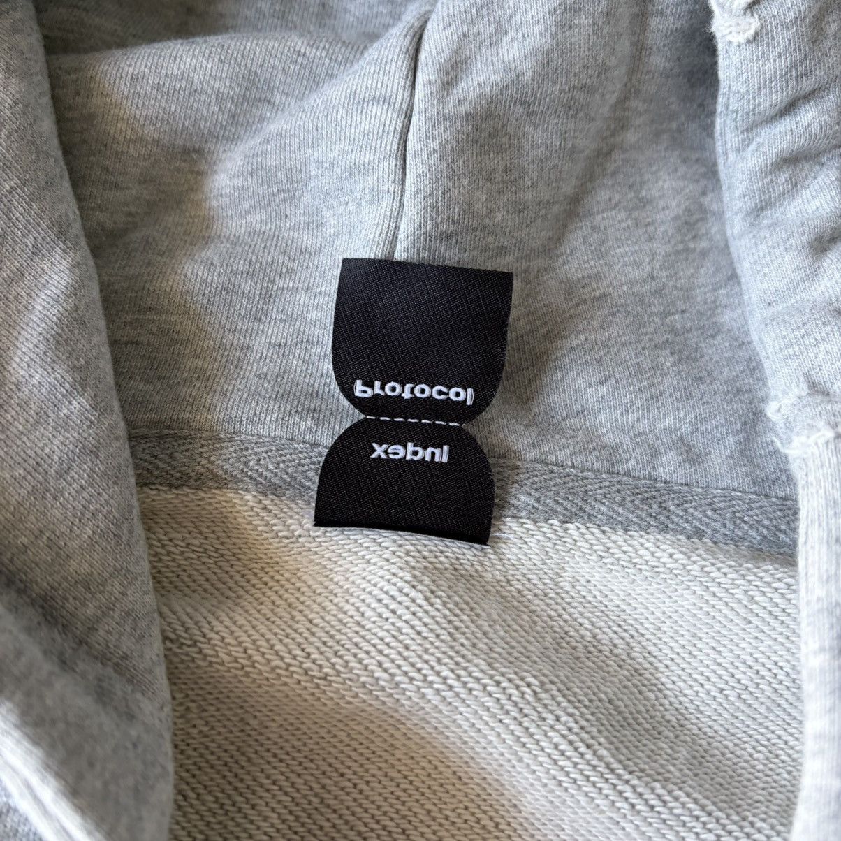 Protocol Index RECONSTRUCTED ZIP HOODIE PROJECT GR stk