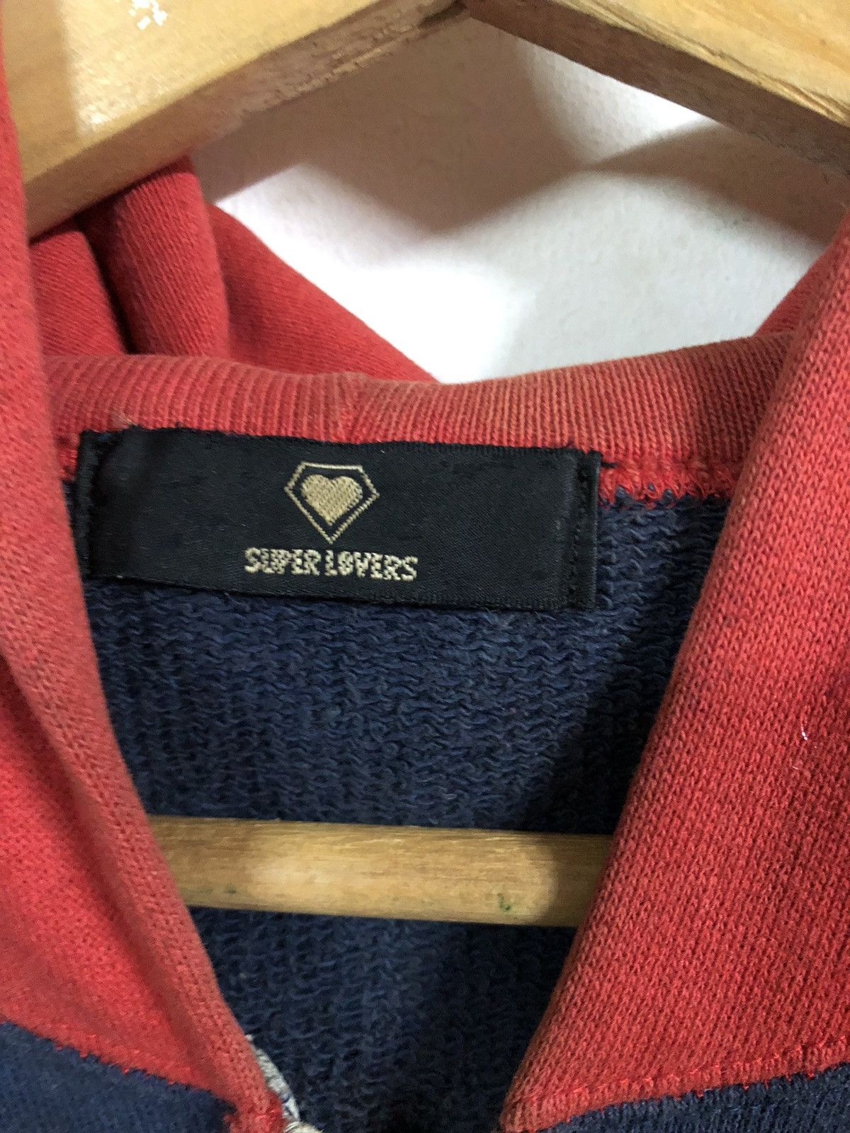 Japanese Brand × Vintage Vintage Y2K superlovers Sweater Hoodie Size US M / EU 48-50 / 2 - 8 Thumbnail