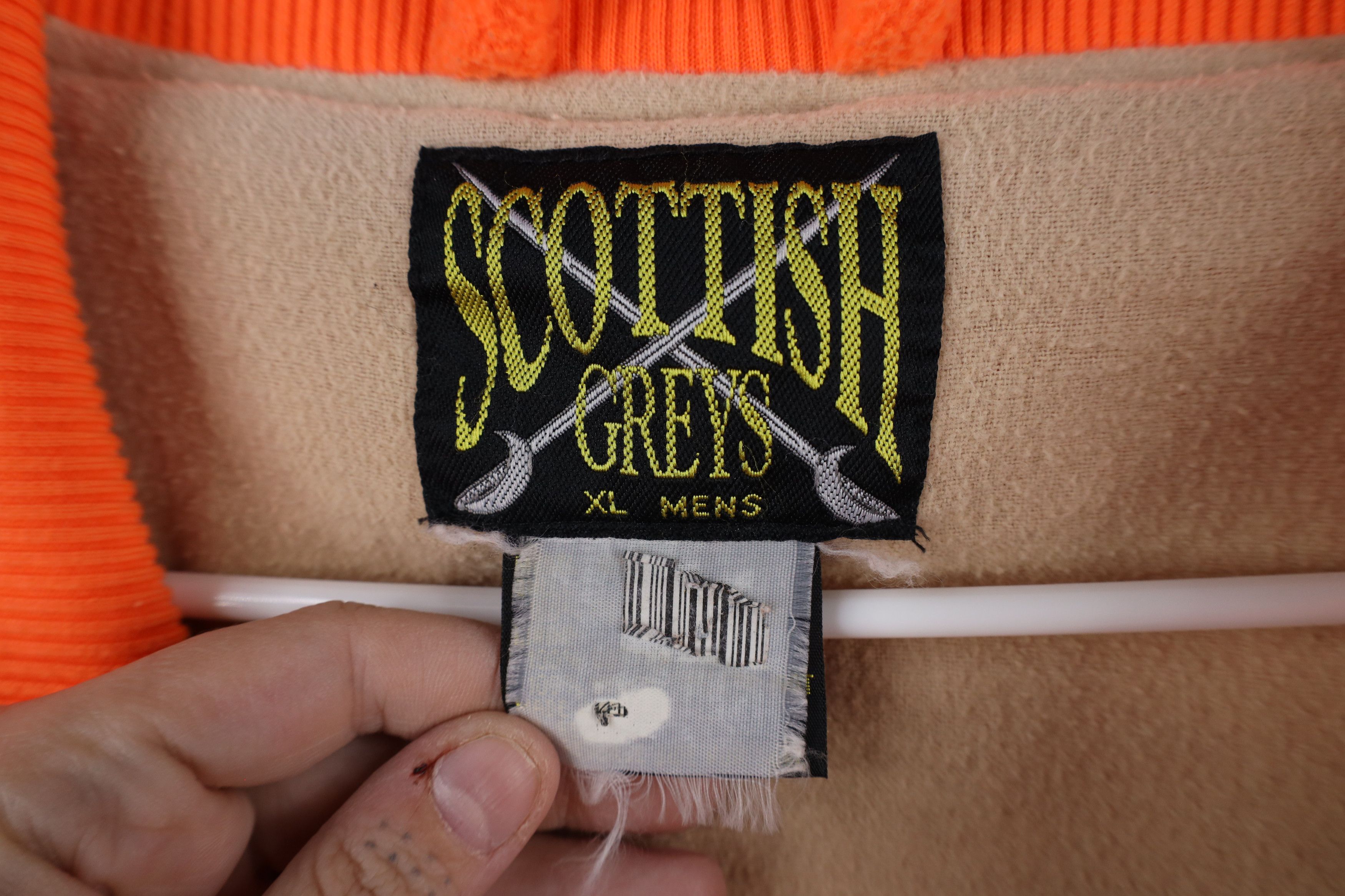 Vintage Vintage 90s Chamois Cloth Lined Fleece Jacket Blaze Orange Size US XL / EU 56 / 4 - 4 Thumbnail
