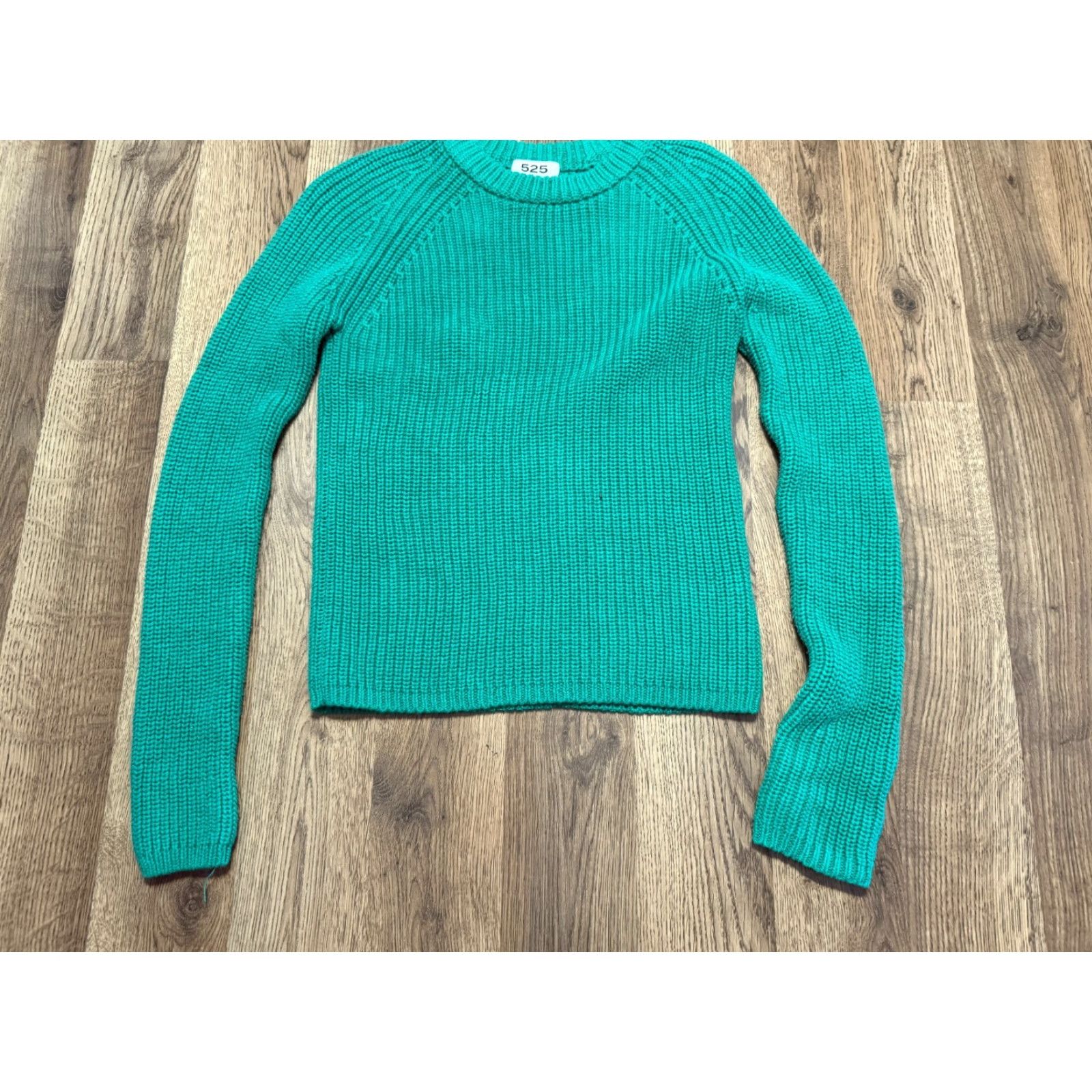 Vintage 525 Sweater Women's XS Green Pullover Crewneck Knit Shirt? Size XS / US 0-2 / IT 36-38 - 2 Thumbnail