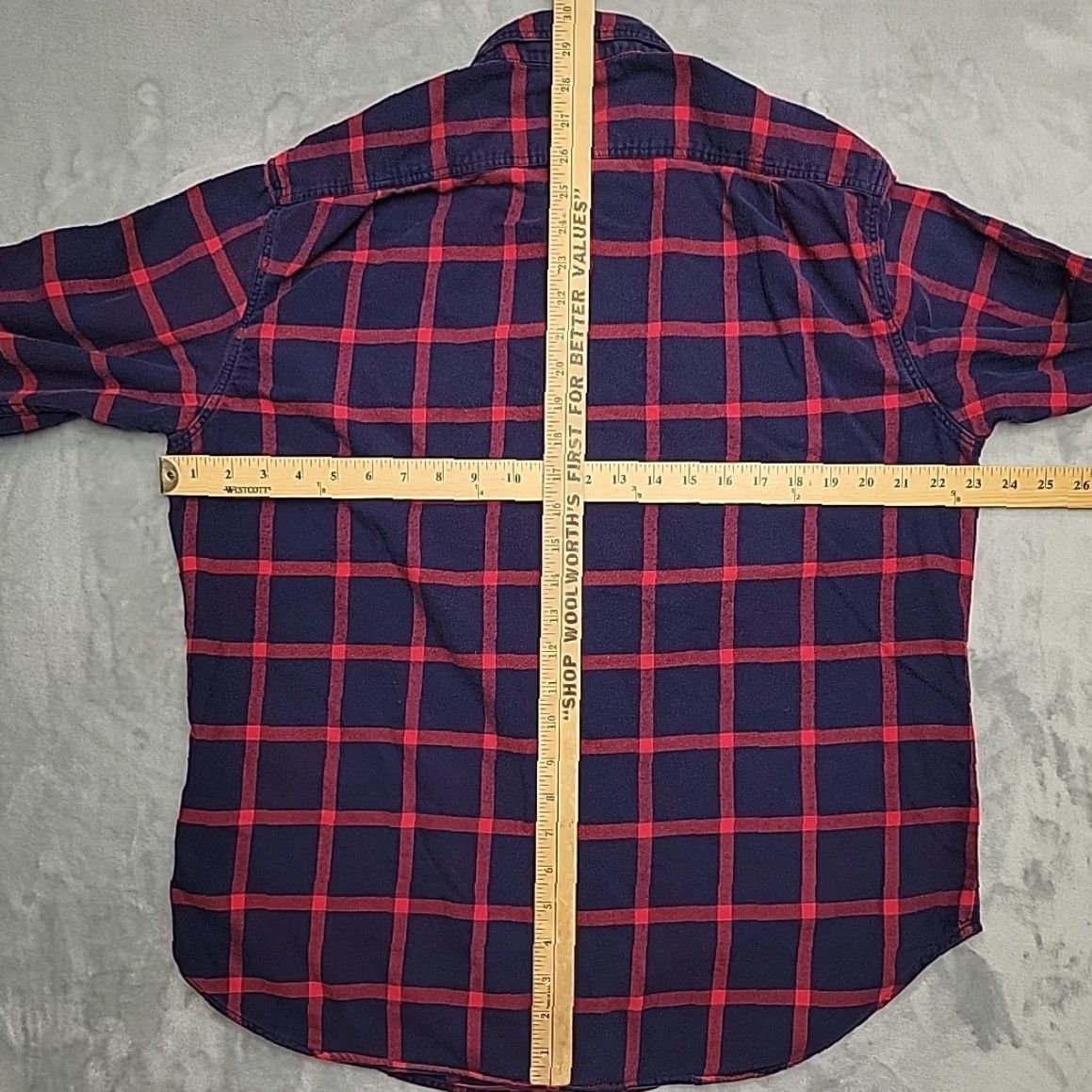 J.Crew VINTAGE J.CREW Shirt Mens L Blue Window Pane Plaid Flannel Cotton Mercantile Classic Size US L / EU 52-54 / 3 - 6 Thumbnail