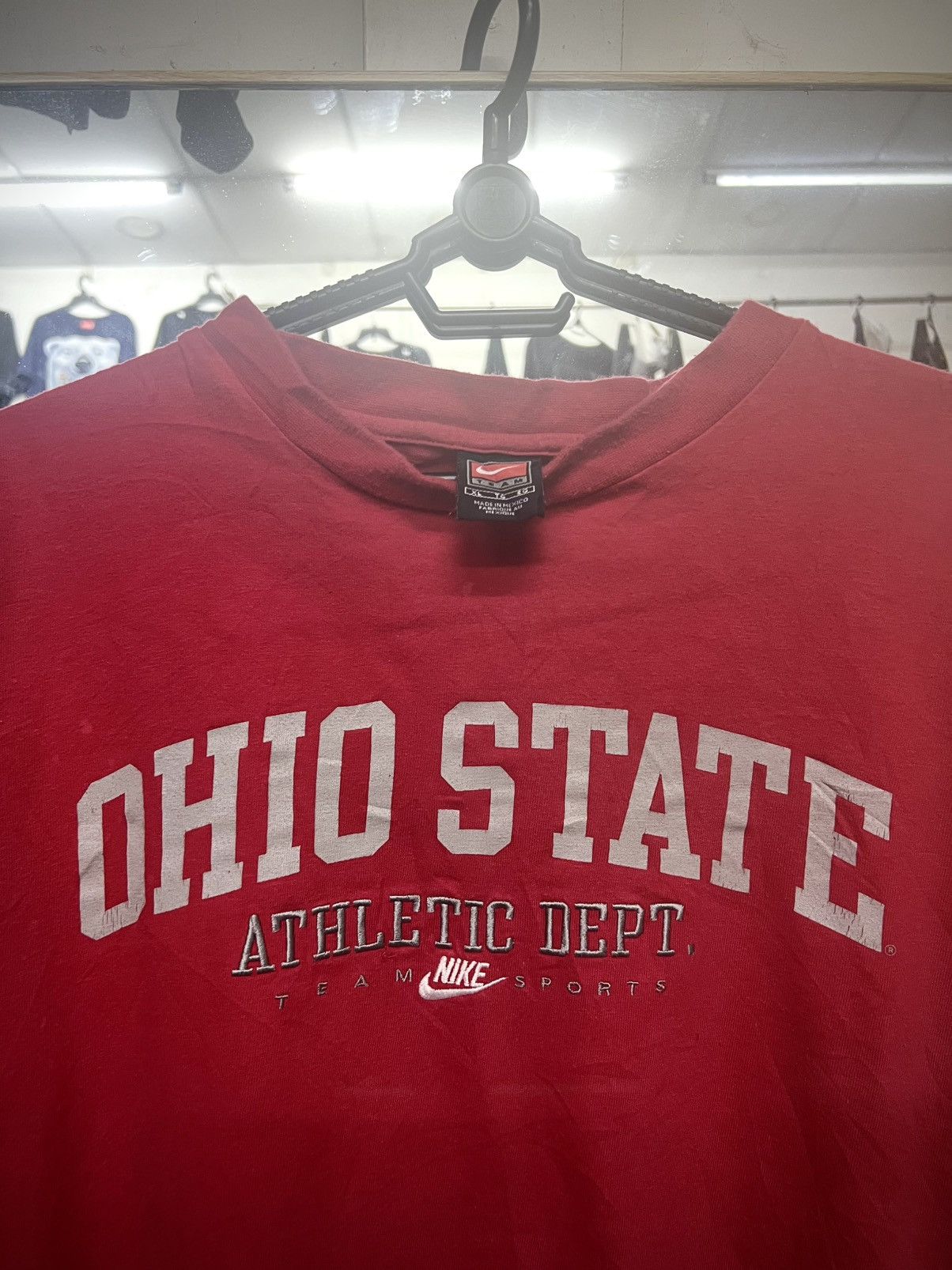 Nike Nike Vintage 90s Team Sports Ohio State Size US XL / EU 56 / 4 - 2 Thumbnail