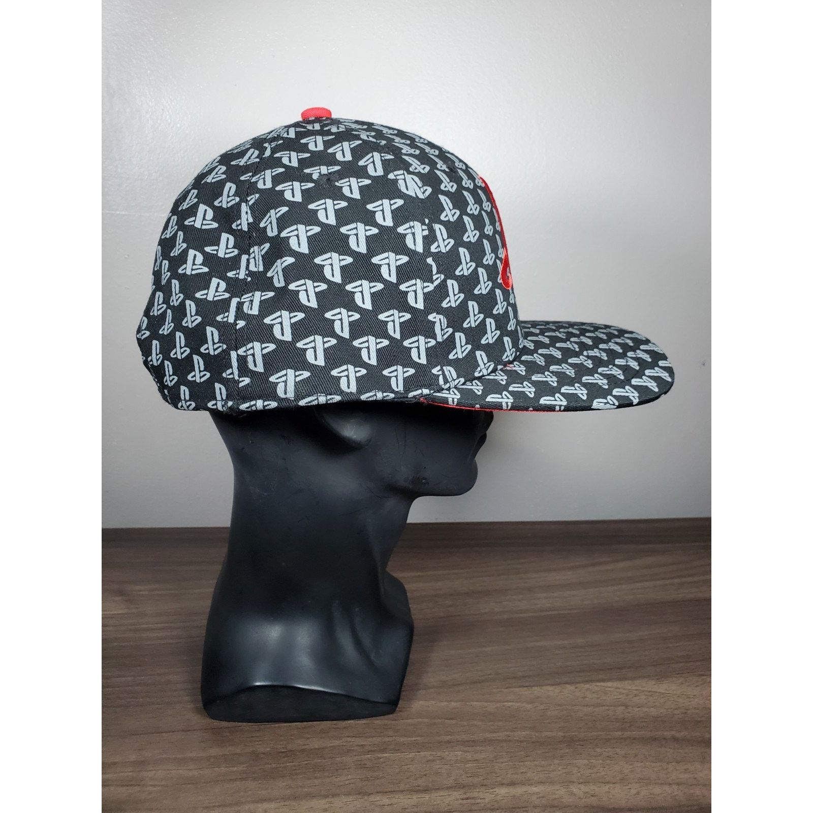 Playstation PlayStation Logo All Over Print Snapback Cap Think Geek Hat Size ONE SIZE - 5 Thumbnail