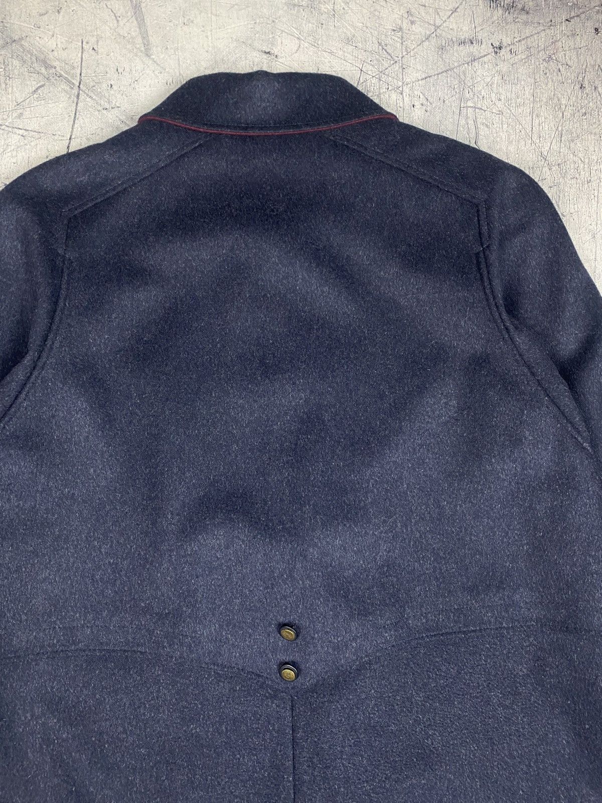 Other Vintage German Loden Wool Long Coat – Made in Germany Size XL / US 12-14 / IT 48-50 - 15 Thumbnail