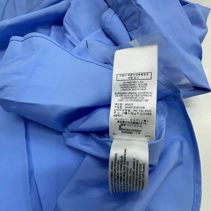 Burberry Burberry Burberry Logo Embroidered Long Sleeve Shirt-2507 Size US L / EU 52-54 / 3 - 4 Thumbnail