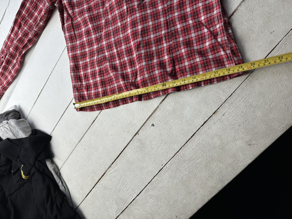 Diesel 🚨VNTG Diesel Avant-garde Shirt very rare RED CHECK BLACK Size US M / EU 48-50 / 2 - 20 Thumbnail