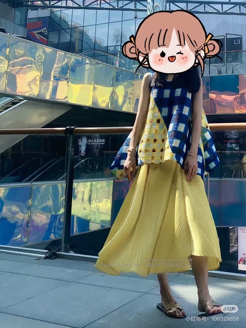 Issey Miyake Issey Miyake size:1 Petal Skirt Yellow Size 22" - 6 Thumbnail