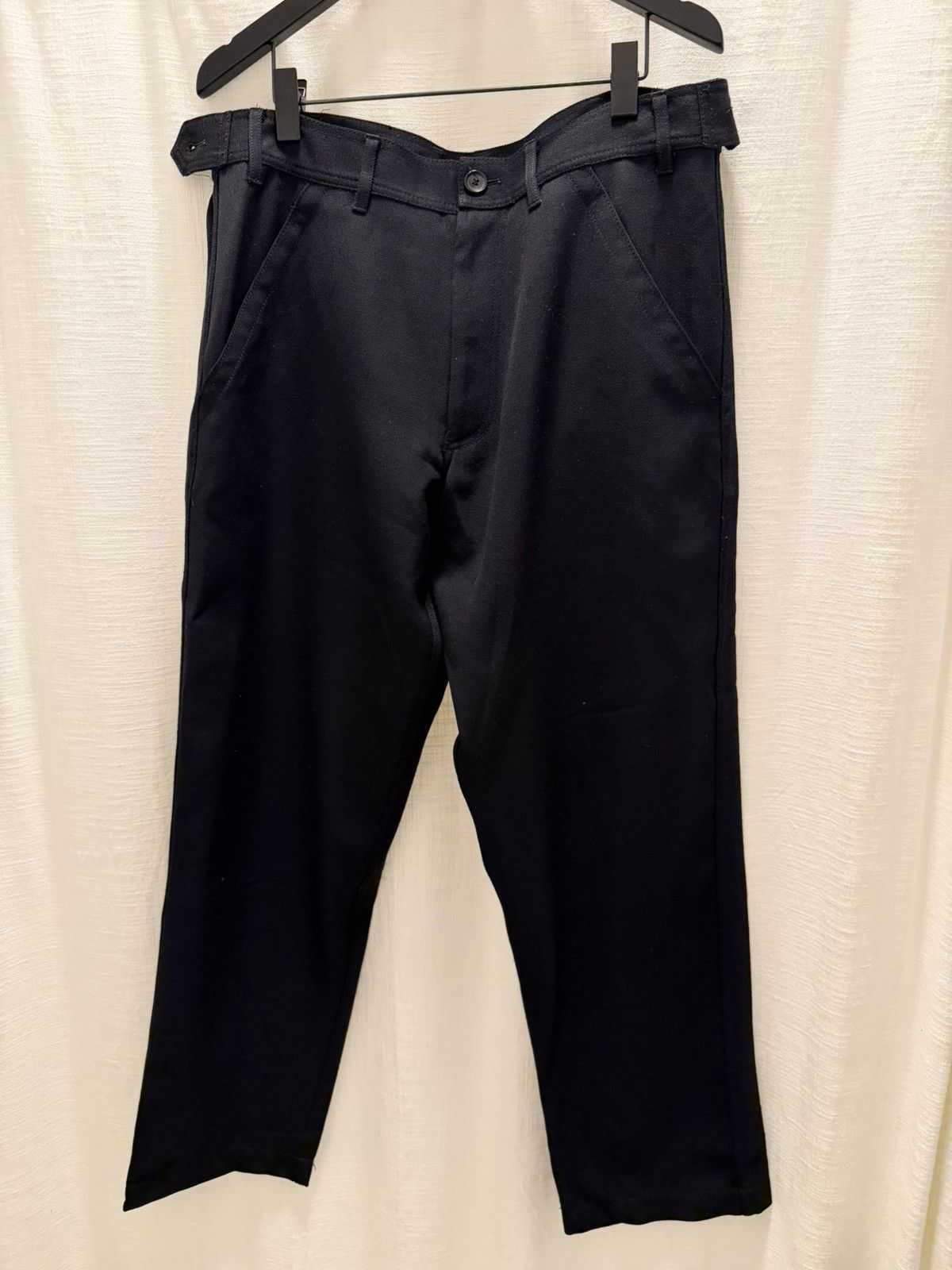 Comme des Garcons SHIRT Comme Des Garcons Shirt - Black Wide Wool Trousers - Size S Size US 30 / EU 46 - 1 Thumbnail