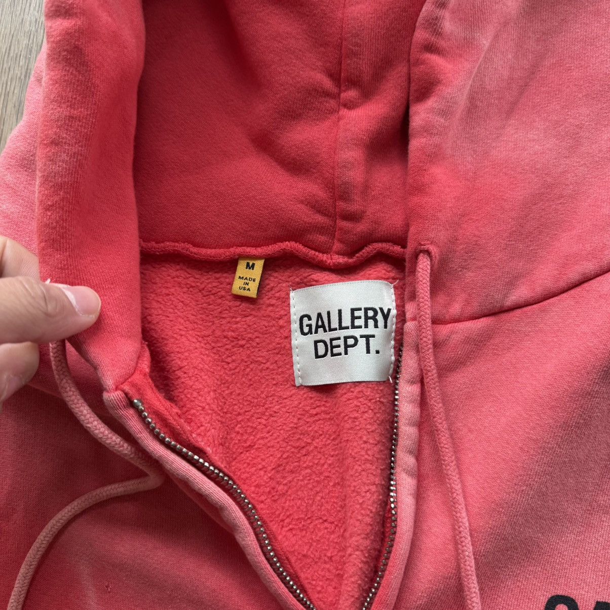 Gallery Dept. Gallery Dept. Red Sun Faded Zip Up Hoodie Size US M / EU 48-50 / 2 - 2 Thumbnail