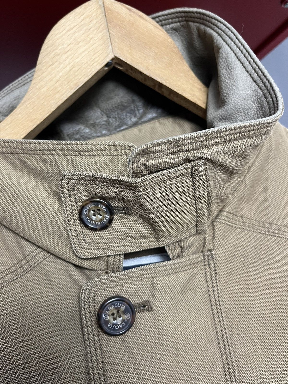 Baracuta × Vintage Vintage 00s Baracuta heavy insulated leather collar coat Size US L / EU 52-54 / 3 - 14 Thumbnail