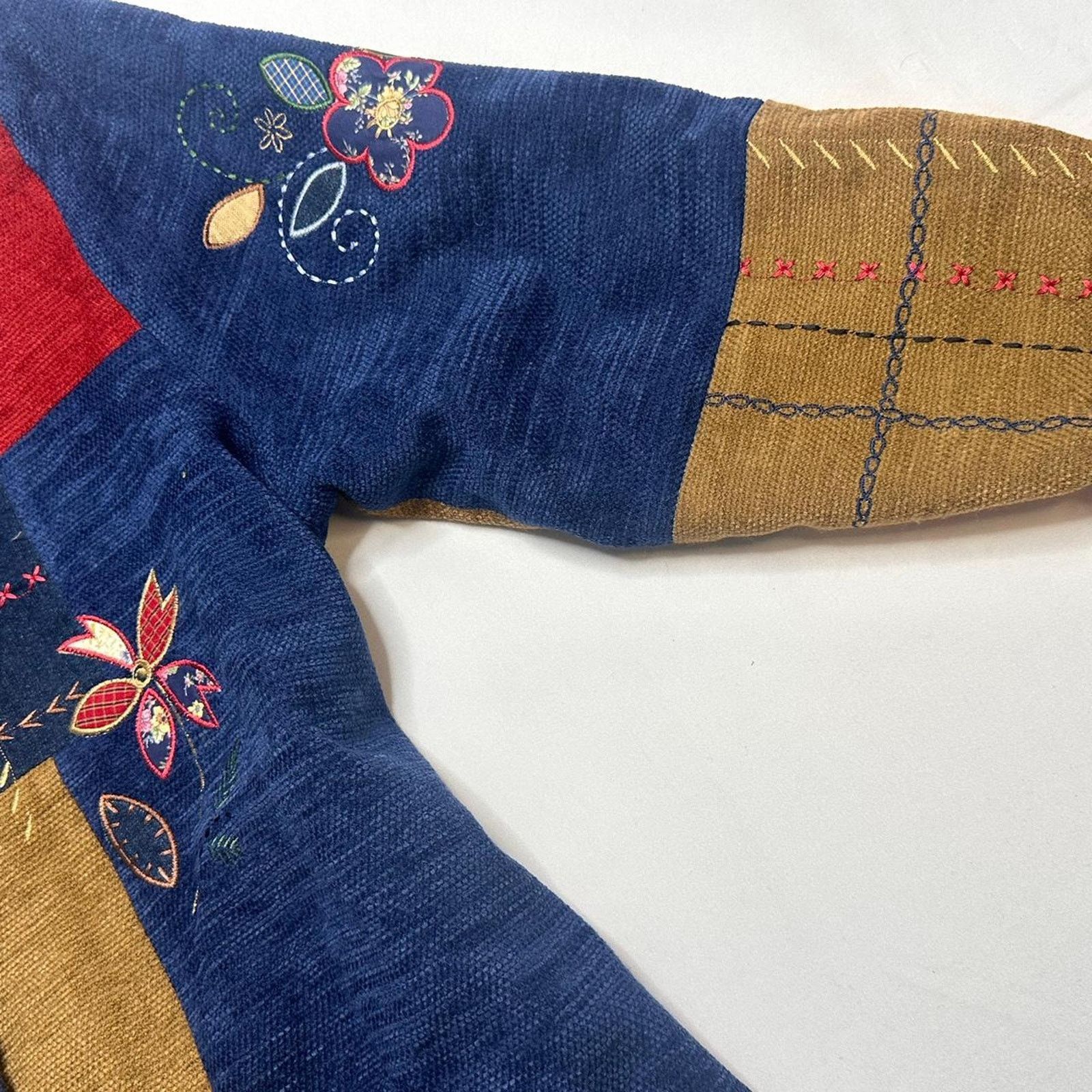 & Other Stories Koret City Blues Size L-XL 18W Multicolor Patchwork 1980s Size L / US 10 / IT 46 - 3 Thumbnail