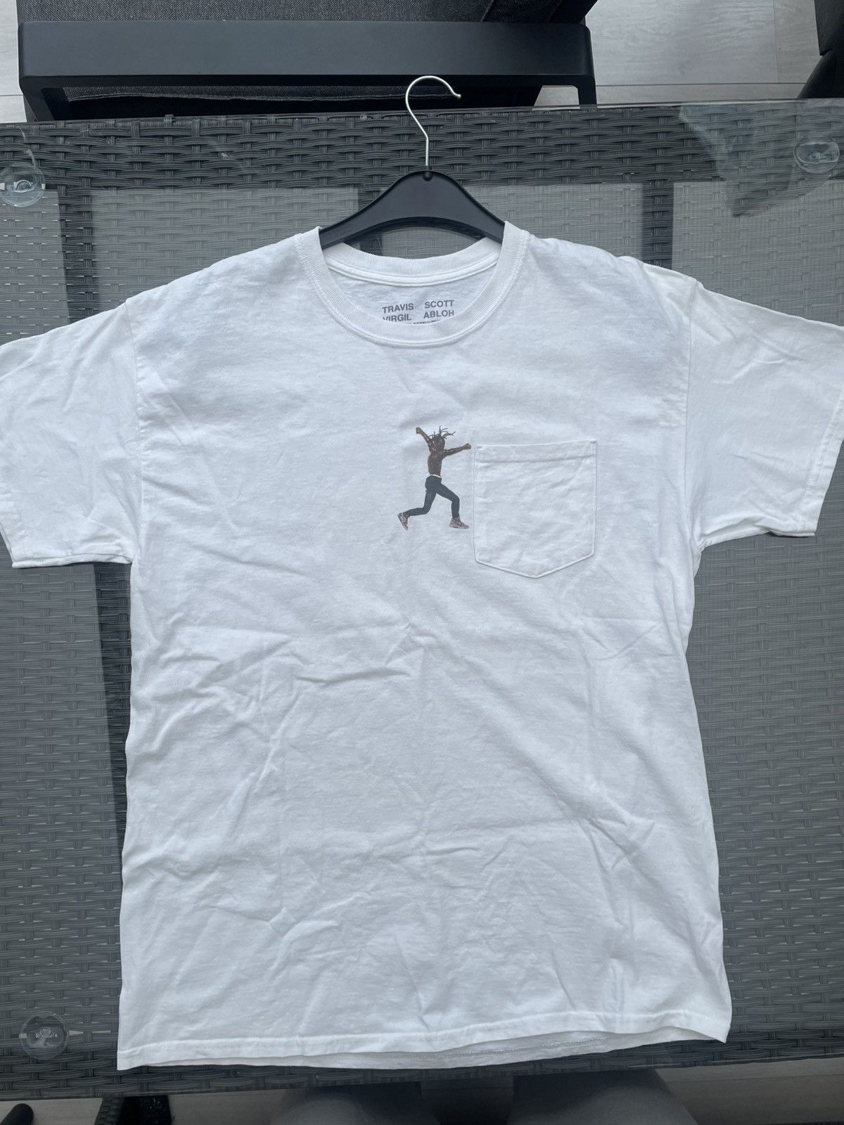 Travis Scott × Virgil Abloh Travis Scott x Virgil Abloh “By A Thread” Jordan 1 T-shirt Size US L / EU 52-54 / 3 - 3 Thumbnail